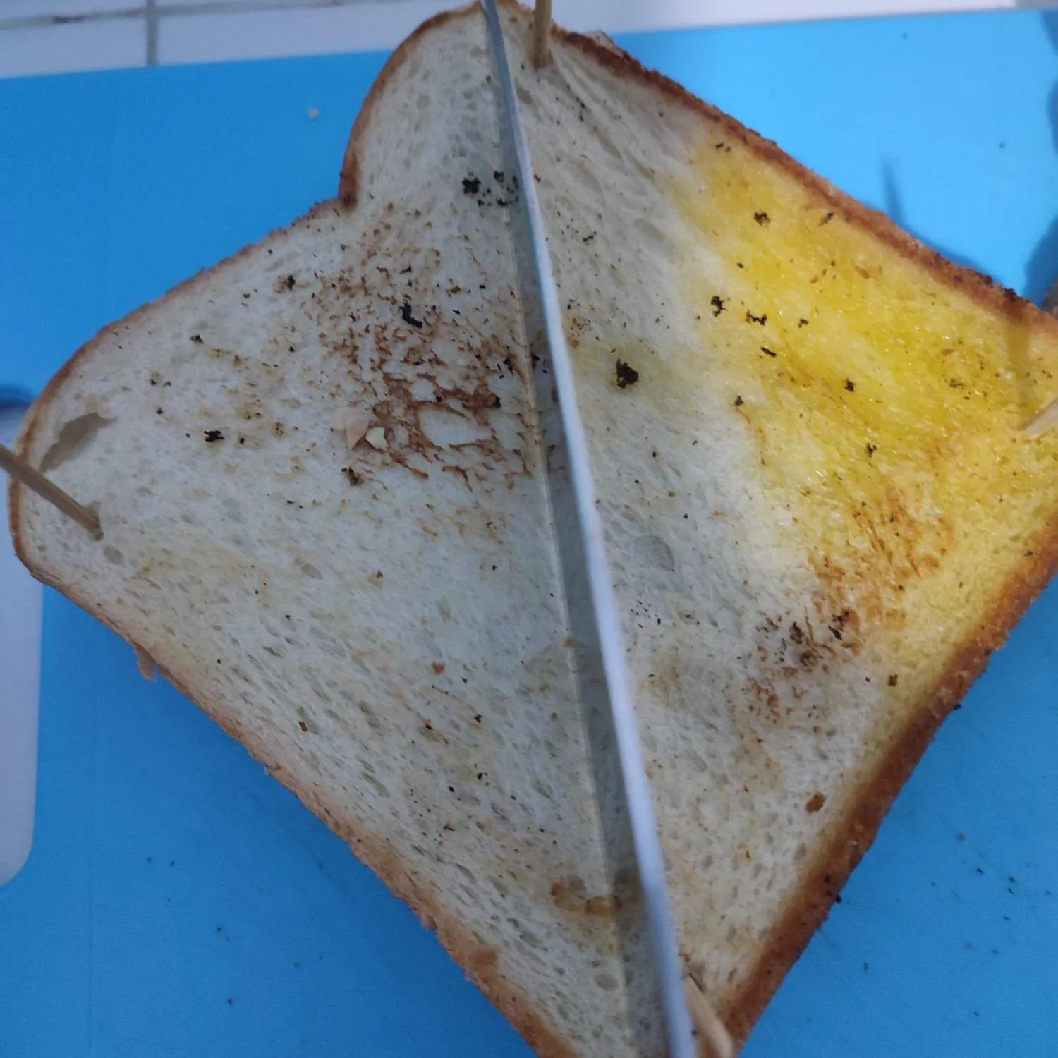 Step 6 Roti Bakar Coklat Kacang