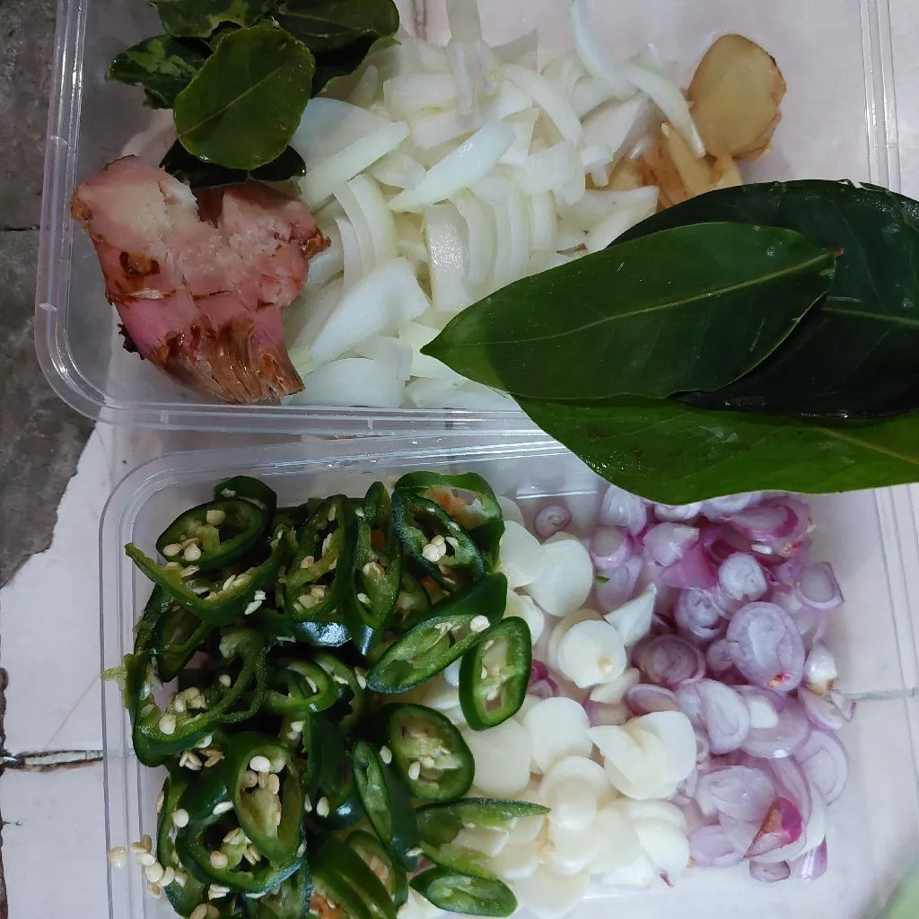 Step 3 Kikil Tempe Cabe Hijau
