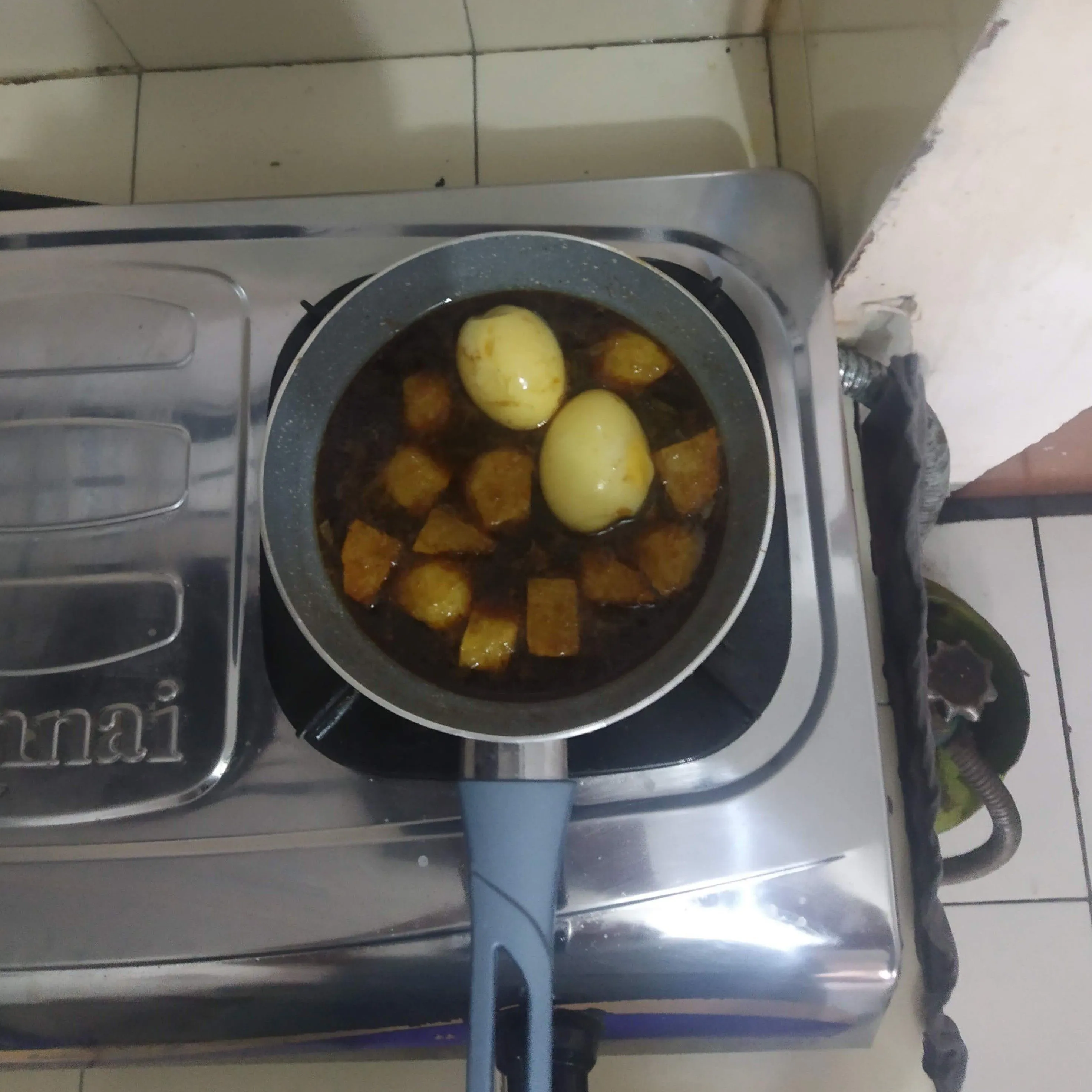 Step 6 Semur Kentang Telur