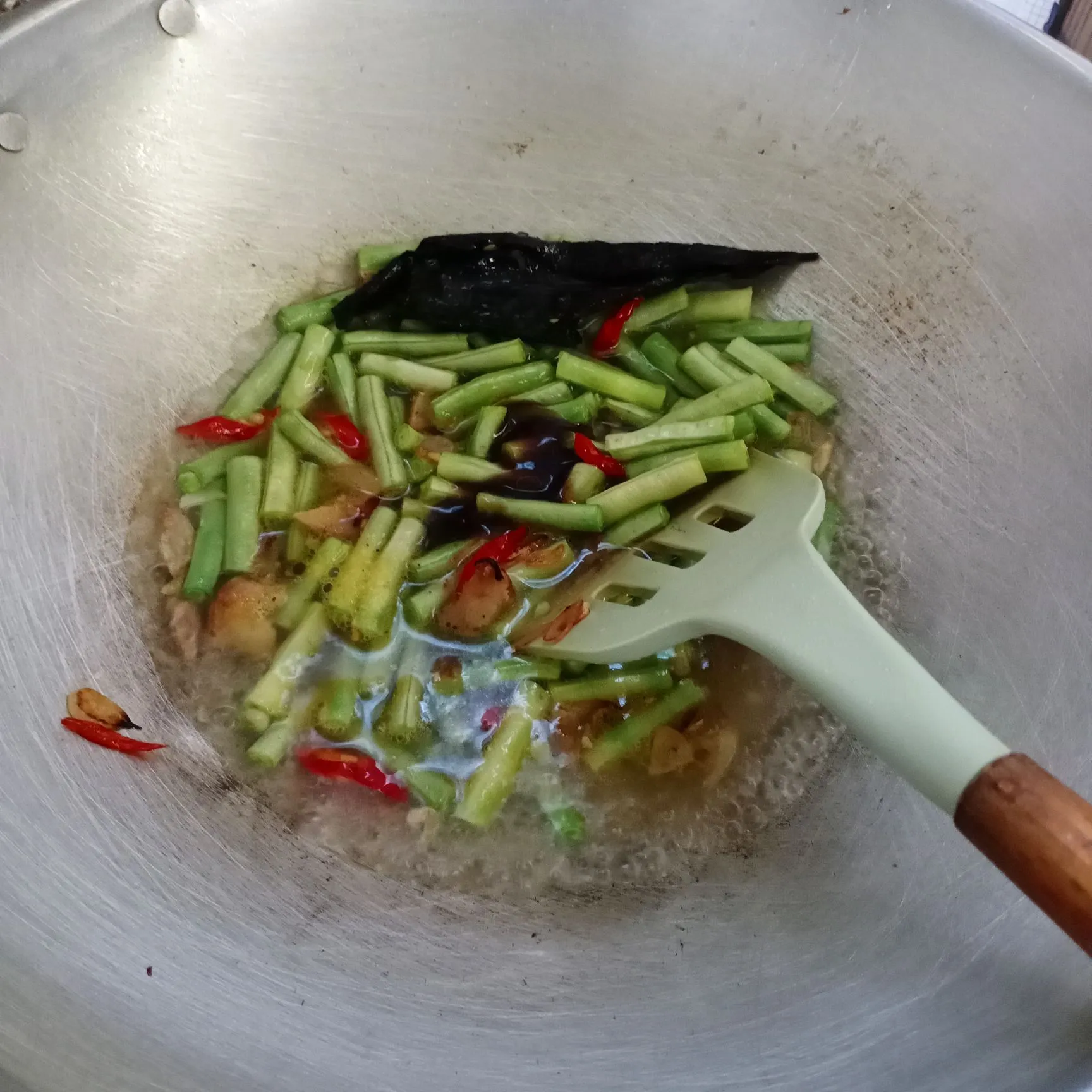 Step 4 Kacang Panjang Saus Tiram