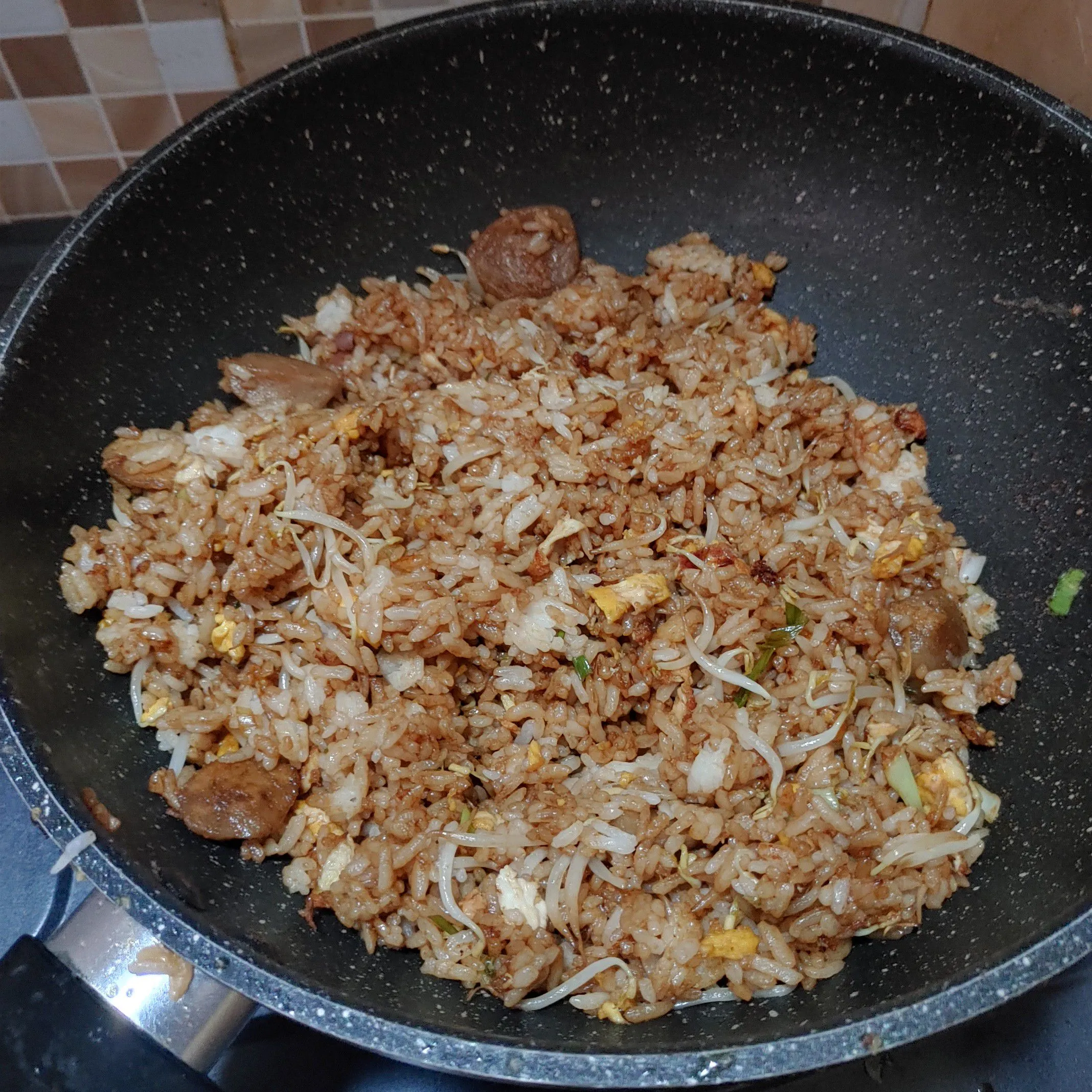 Step 6 Nasi Goreng Bakso Telur