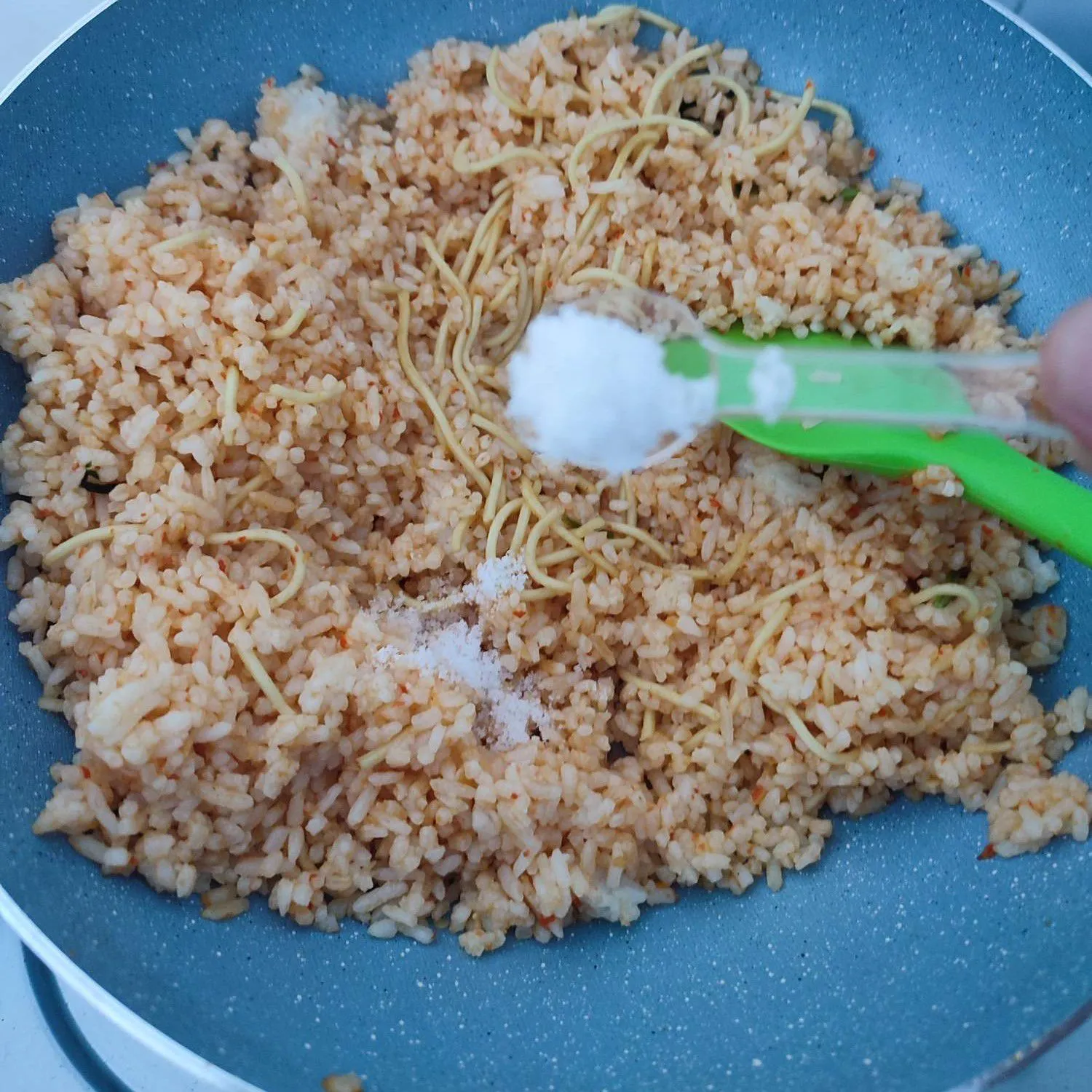 Step 5 Nasi Goreng Mawut Pedas Lauk Empal