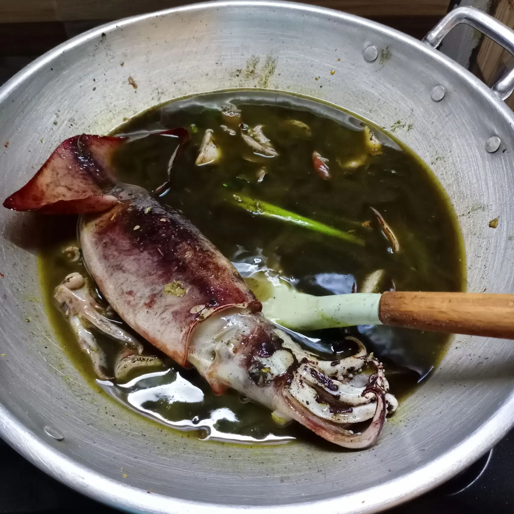 Step 5 Cumi Hitam Bumbu Kemiri