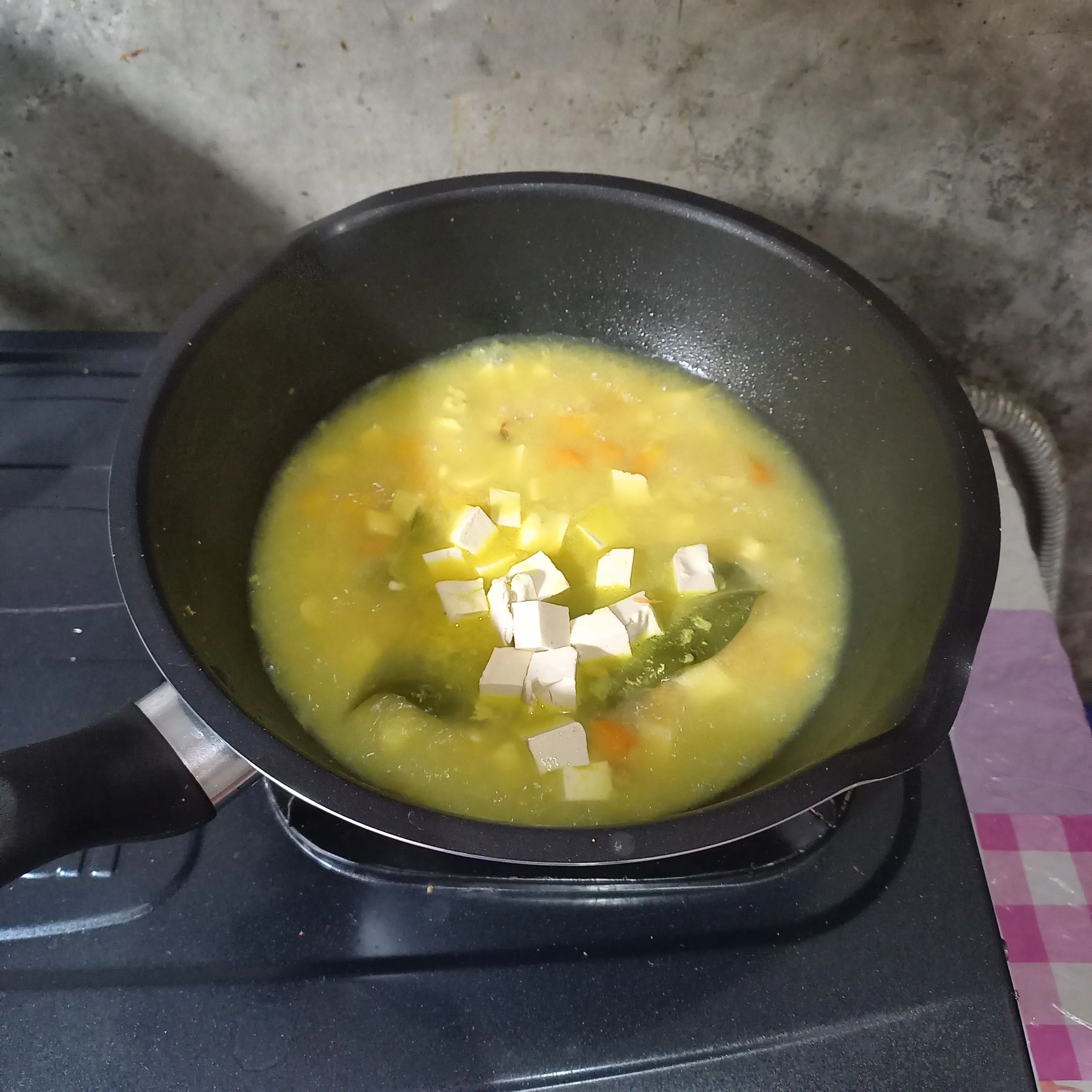 Step 5 Ayam Tahu Wortel Kuah Santan