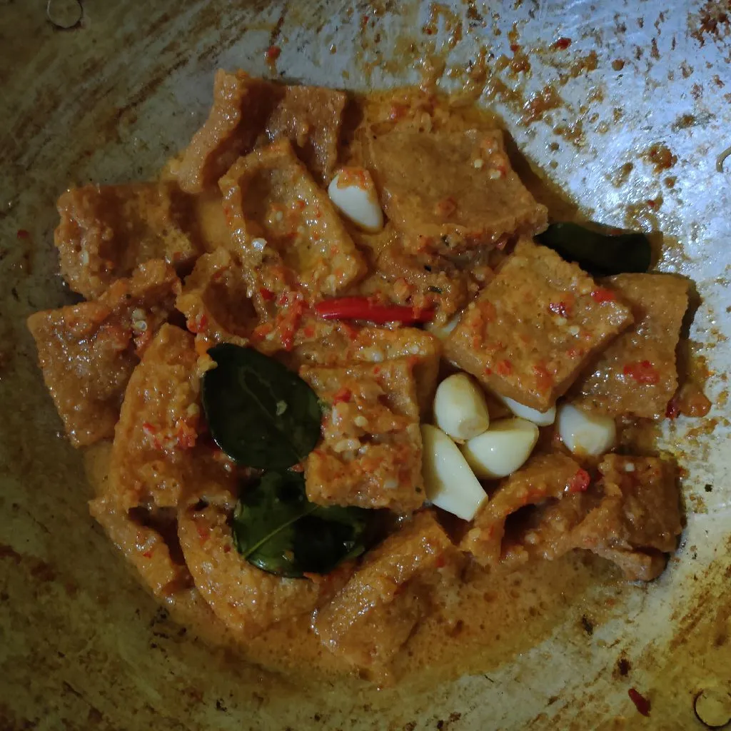 Step 7 Sambal Krecek Bawang Putih