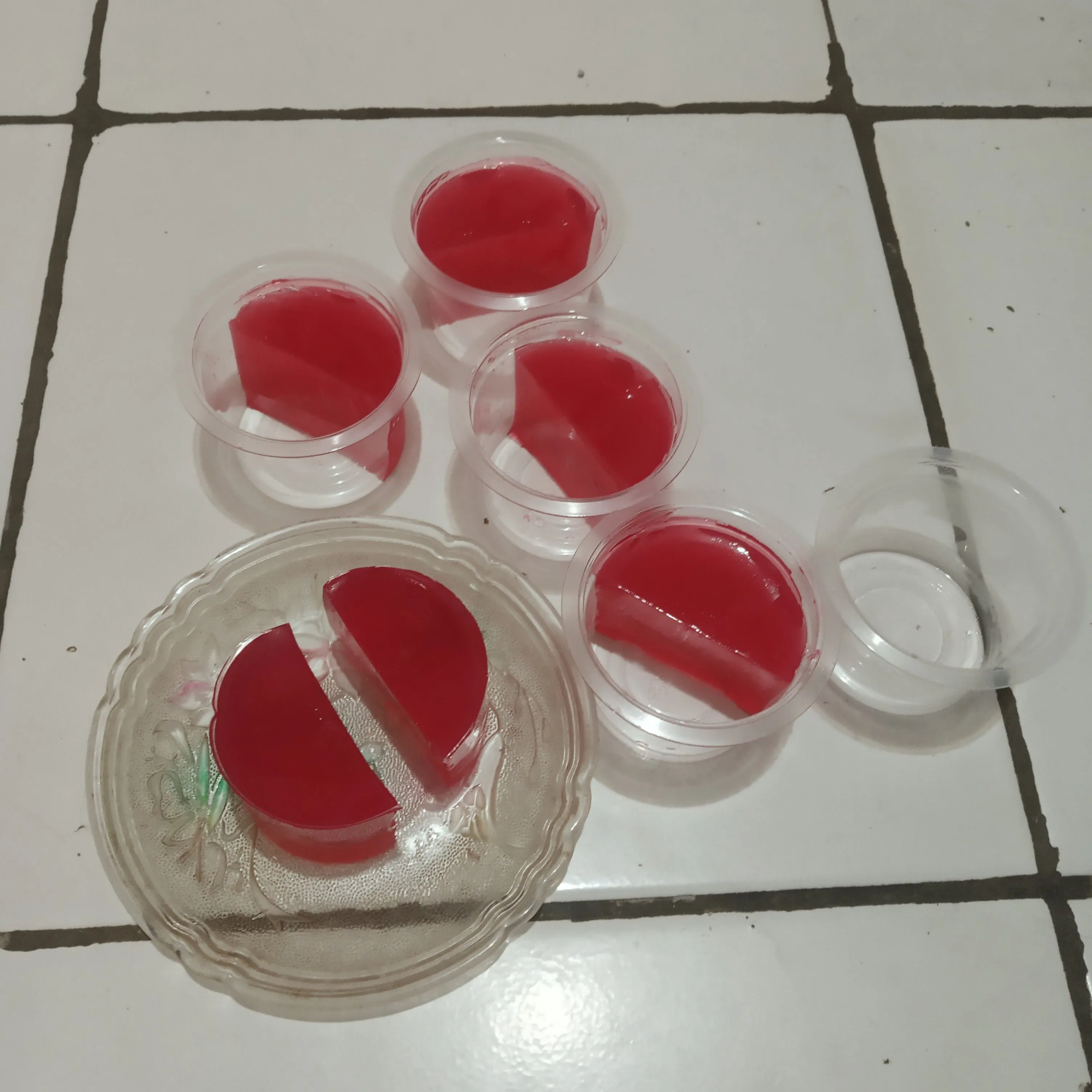 Step 4 Puding Merah Putih