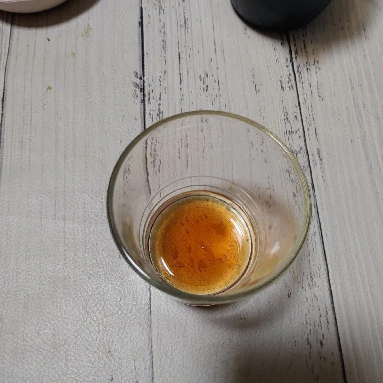 Step 2 Es Teh Telang Madu