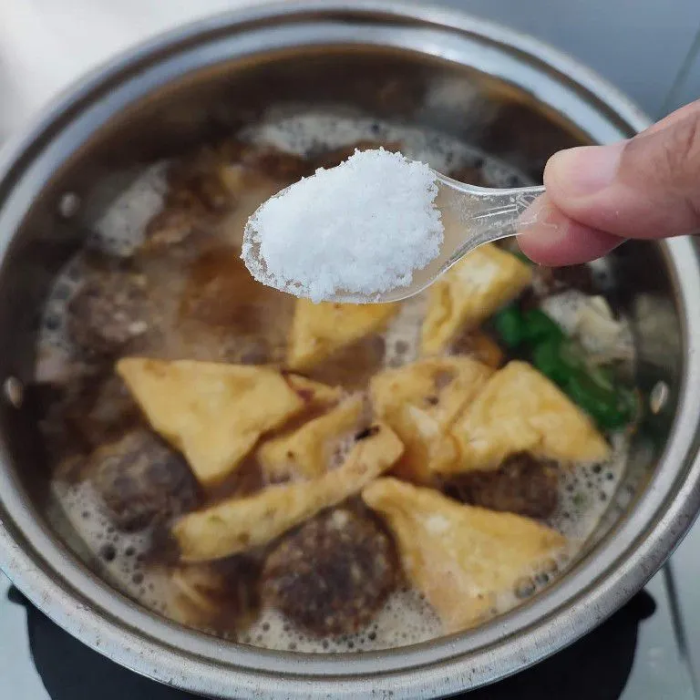 Step 7 Semur Bola Empal Daging Tahu Goreng