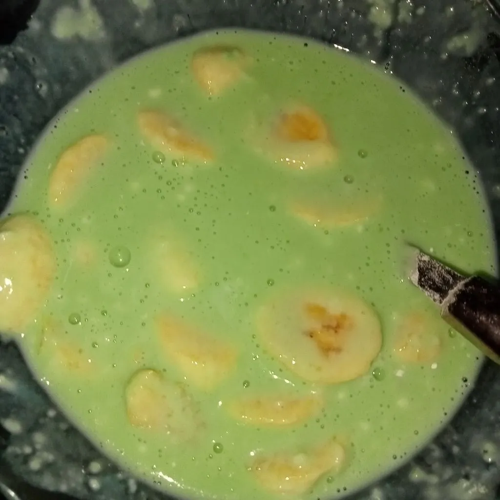 Step 4 Pisang Goreng Pandan Lembut