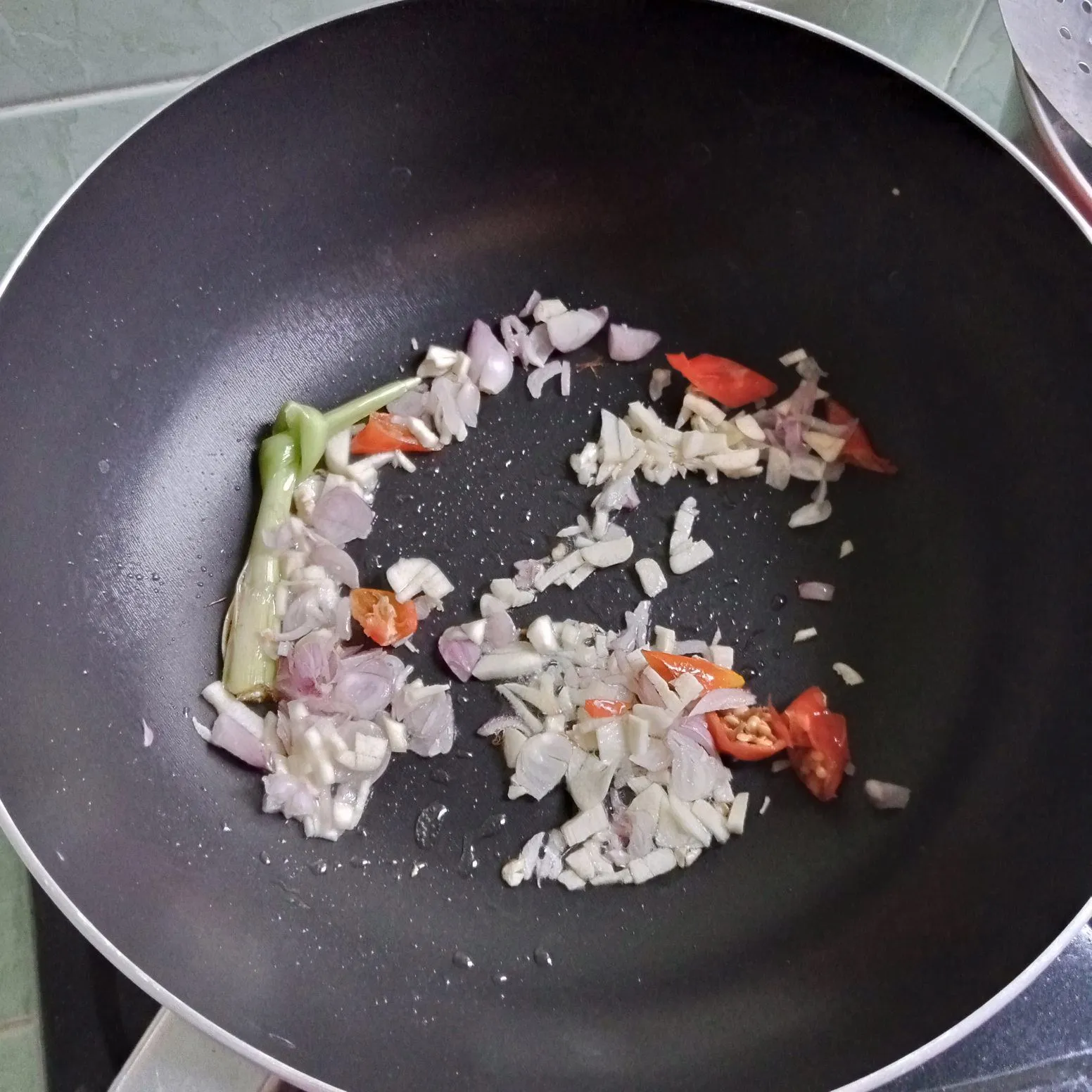 Step 3 Tumis Taoge Tempe Udang