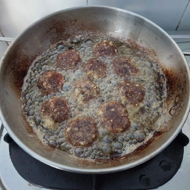 Step 4 Semur Bola Empal Daging Tahu Goreng