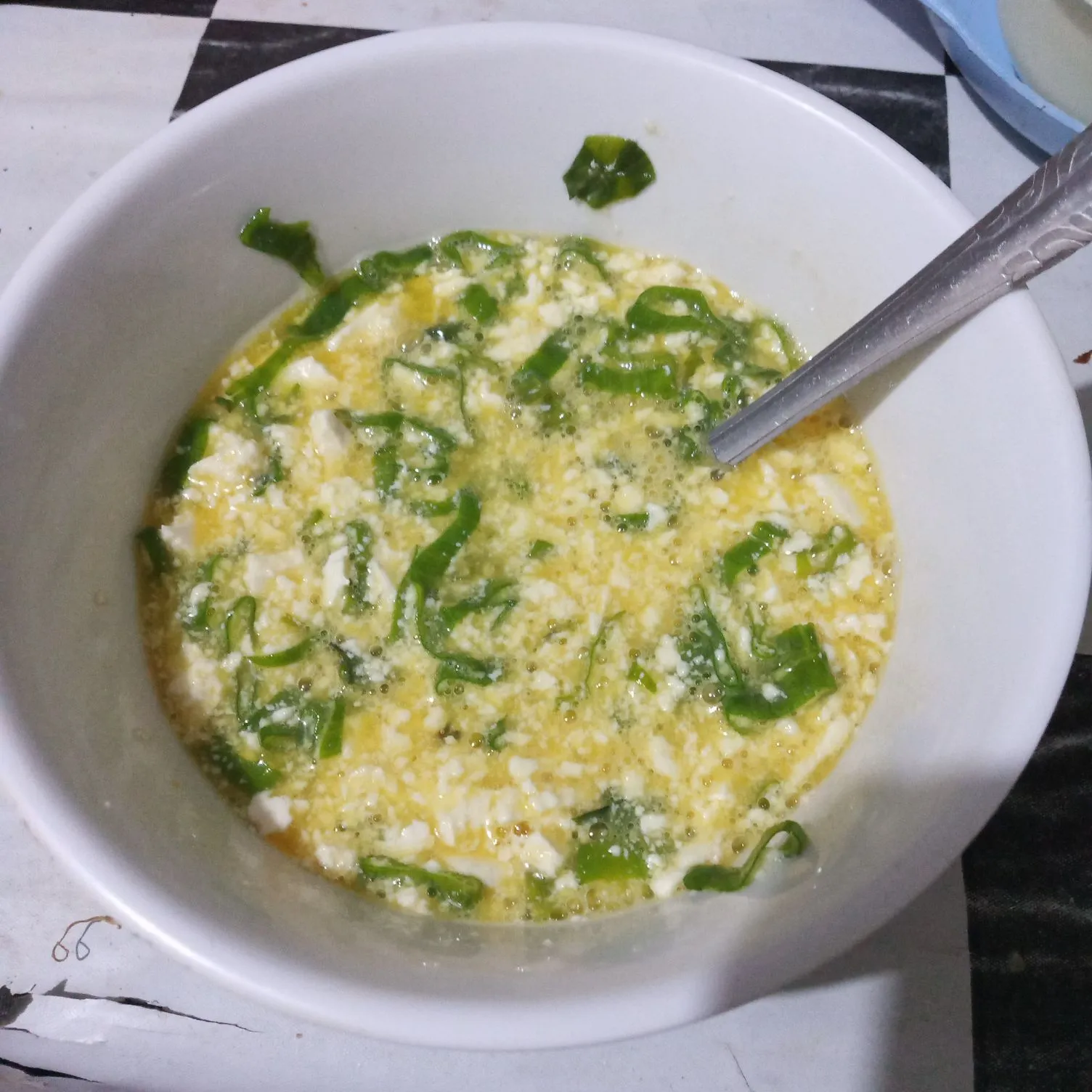 Step 4 Tahu Telur Dadar Goreng Mini