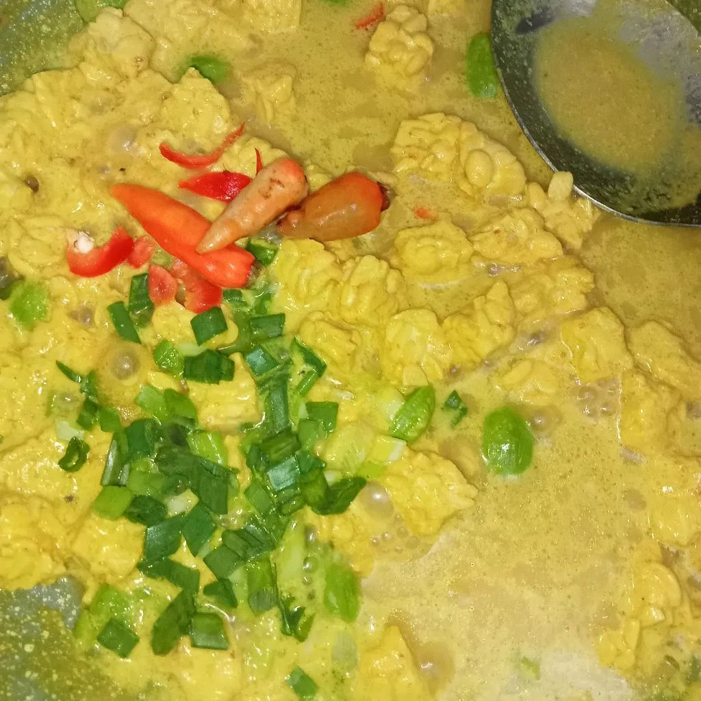 Step 4 Tempe Kuah Santan