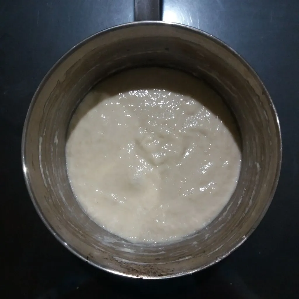 Step 1 Resep Dasar Adonan Roti Autolisis