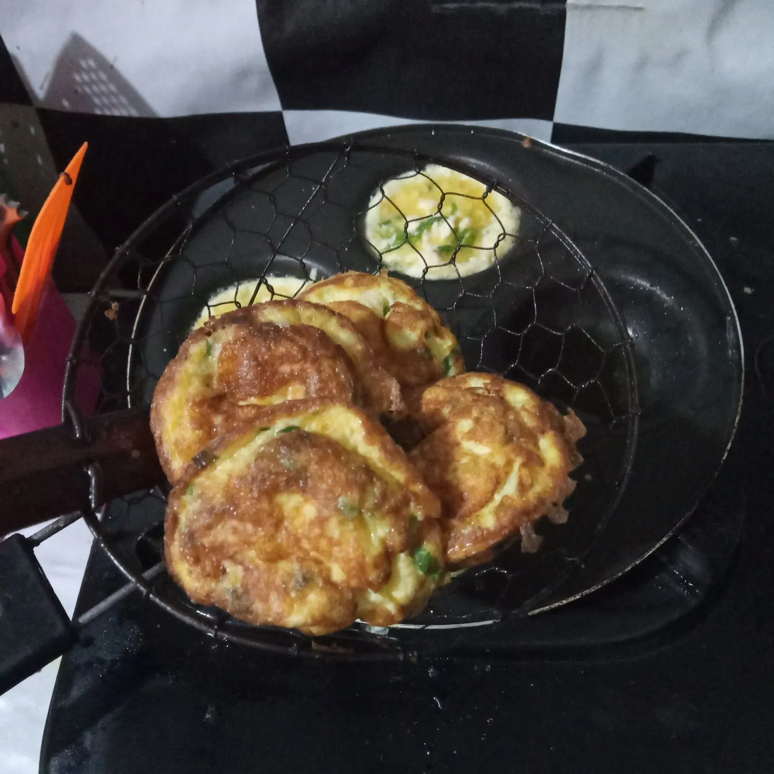 Step 6 Tahu Telur Dadar Goreng Mini