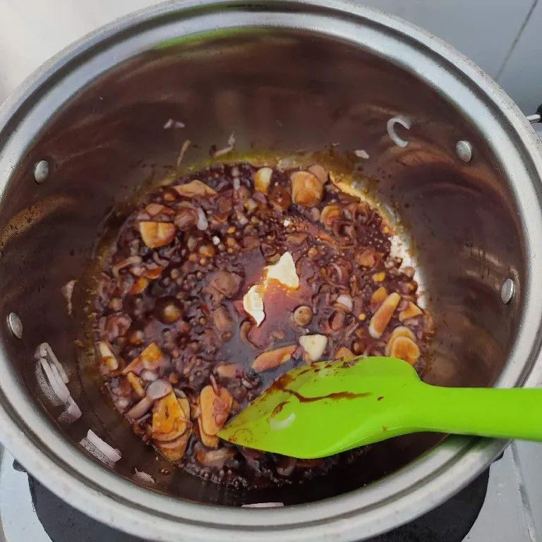 Step 5 Semur Bola Empal Daging Tahu Goreng