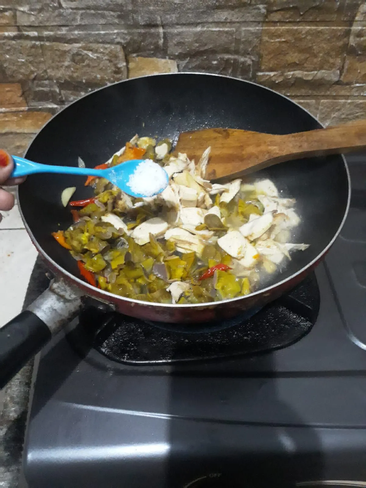 Step 5 Tumis Ampela Ayam Suwir