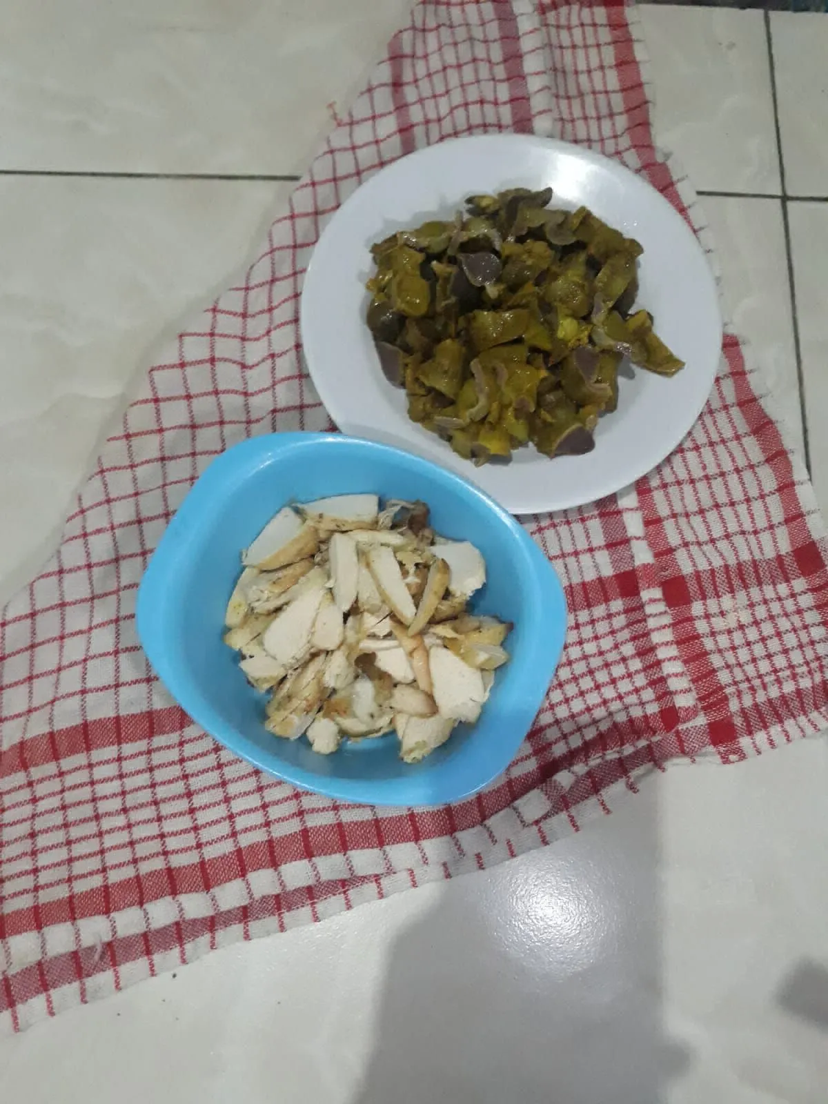 Step 1 Tumis Ampela Ayam Suwir