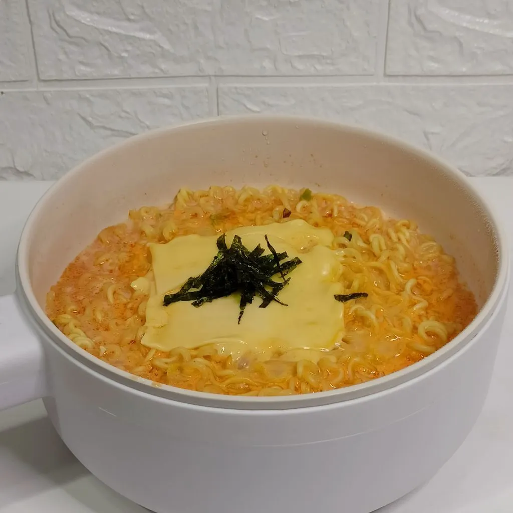 Step 5 Creamy Cheese Samyang