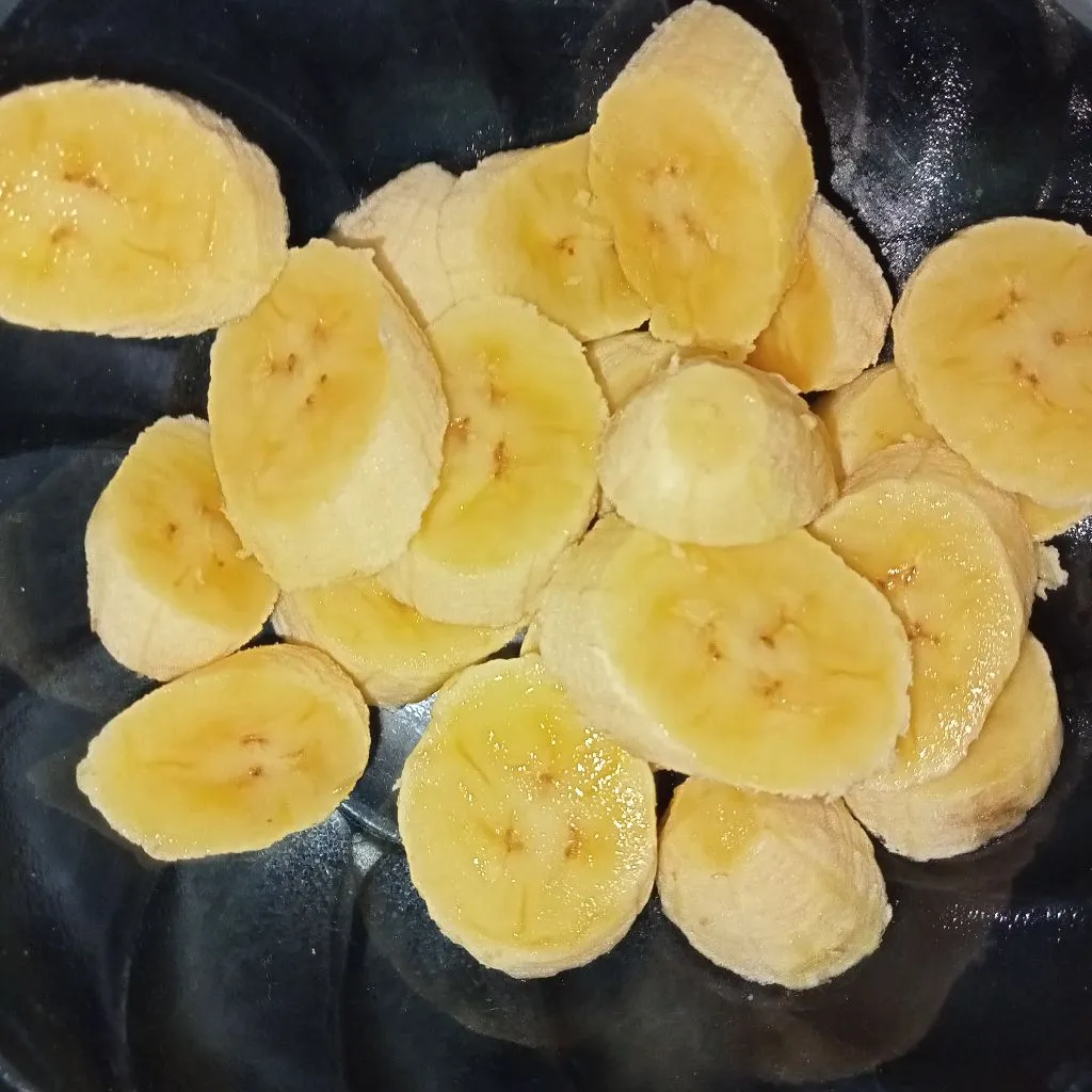 Step 2 Pisang Goreng Pandan Lembut