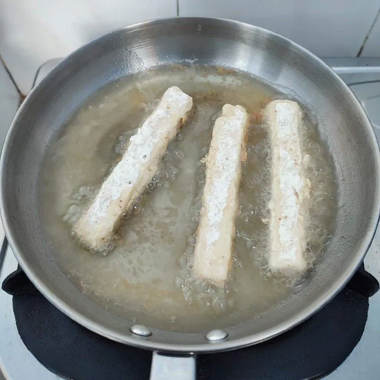 Step 5 Crispy Long Tempeh Stick