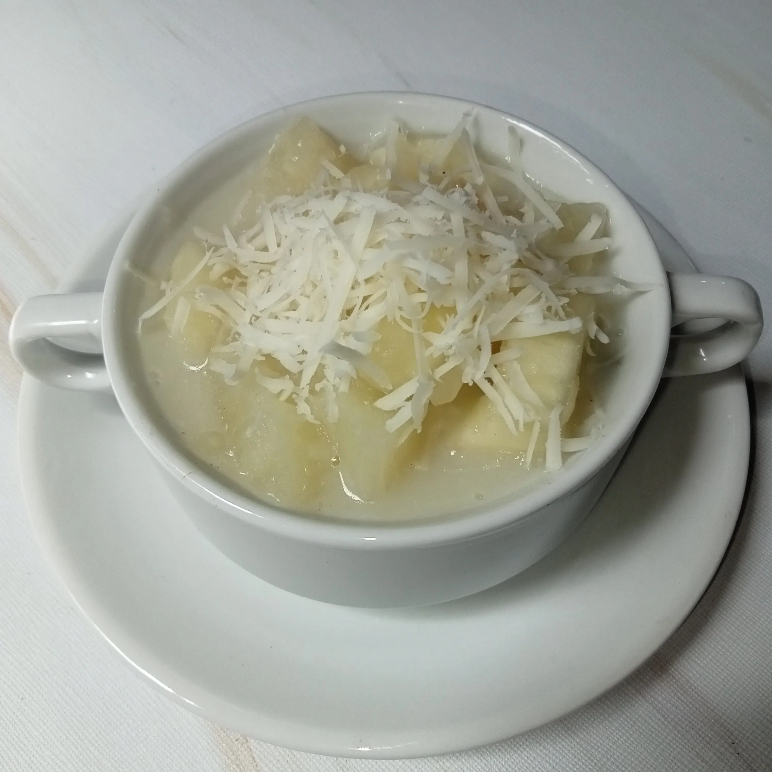 Step 5 Singkong Keju Creamy