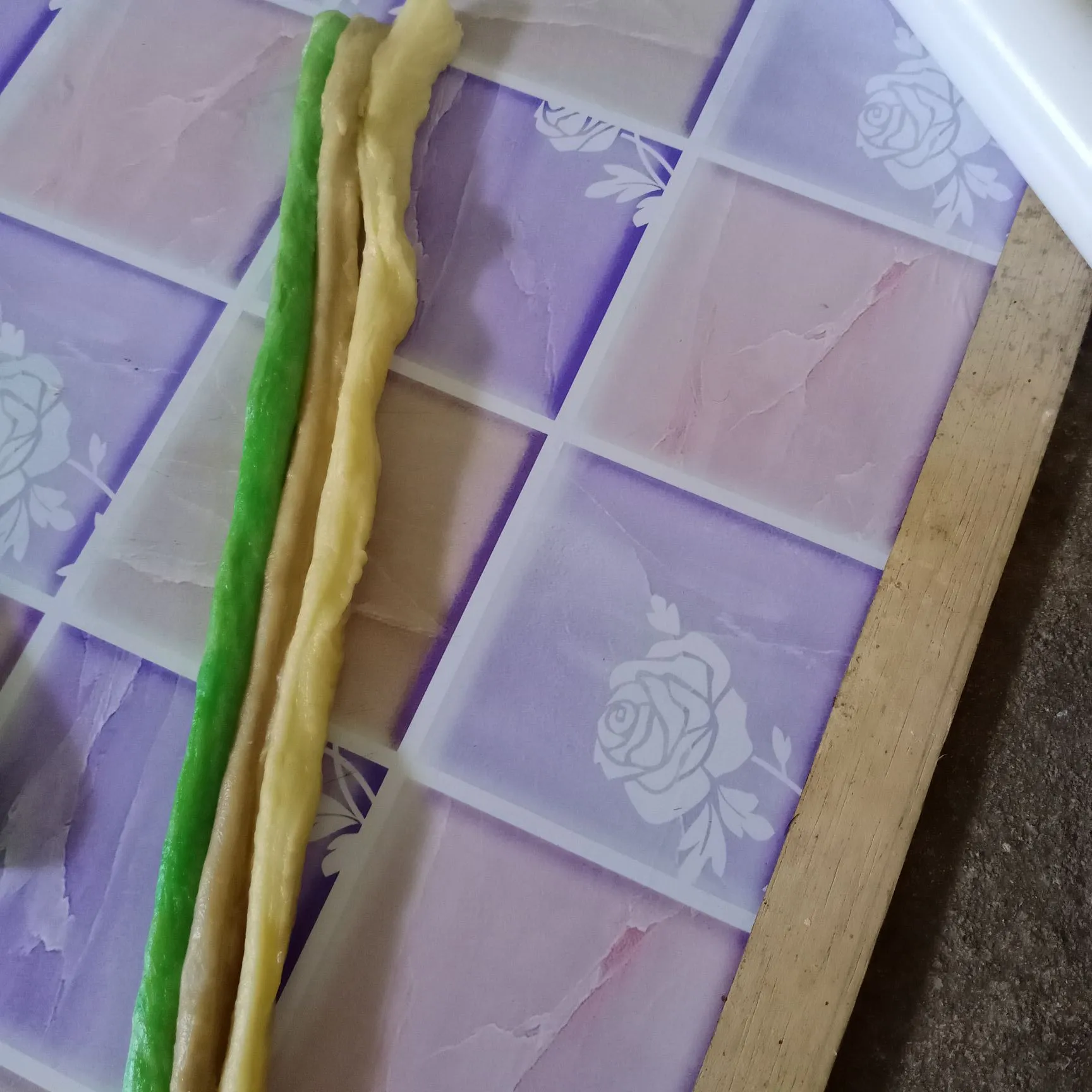 Step 6 Untir-untir Pandan Mocca