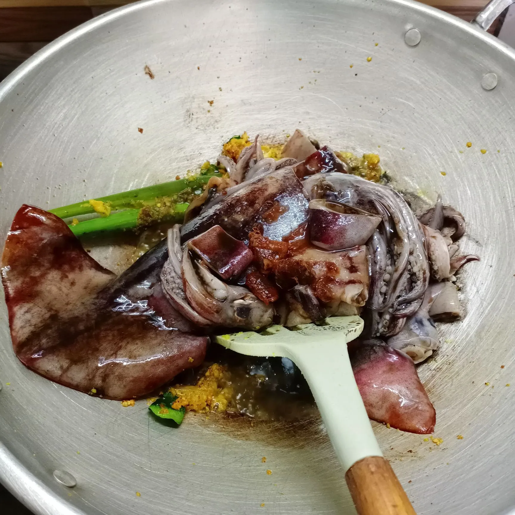 Step 4 Cumi Hitam Bumbu Kemiri