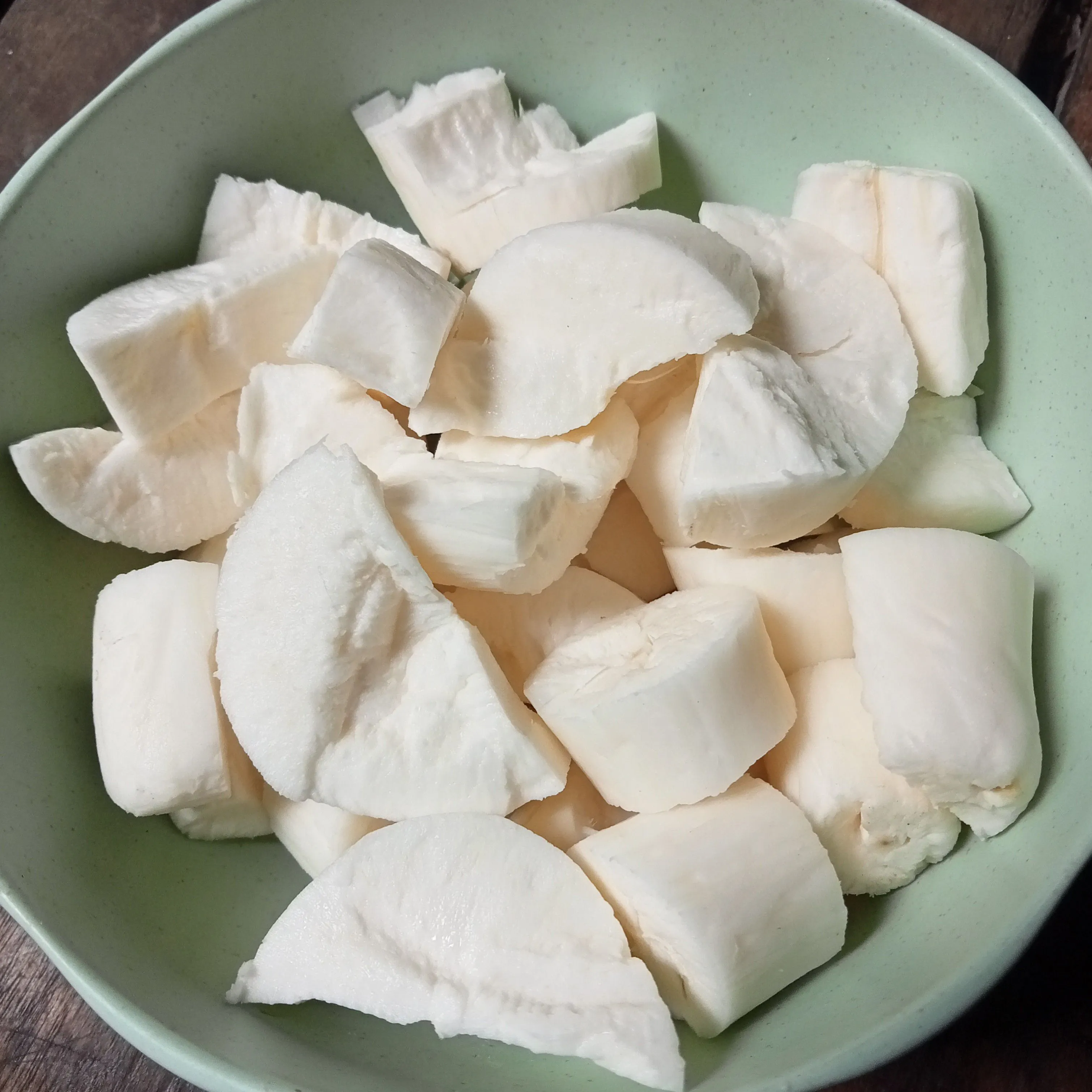 Step 1 Singkong Keju Creamy