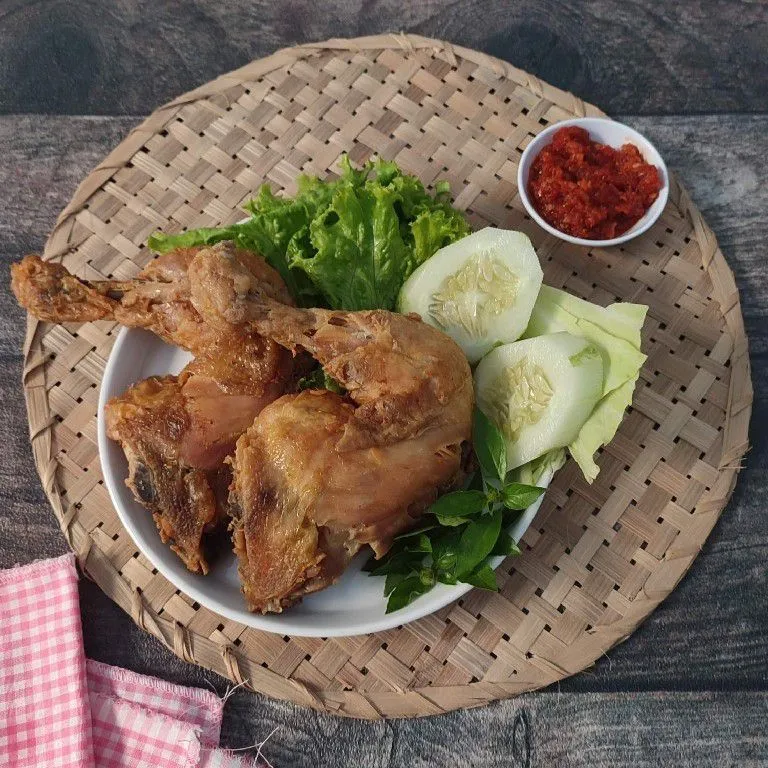Step 7 Ayam Goreng Gurih Sambal Terasi