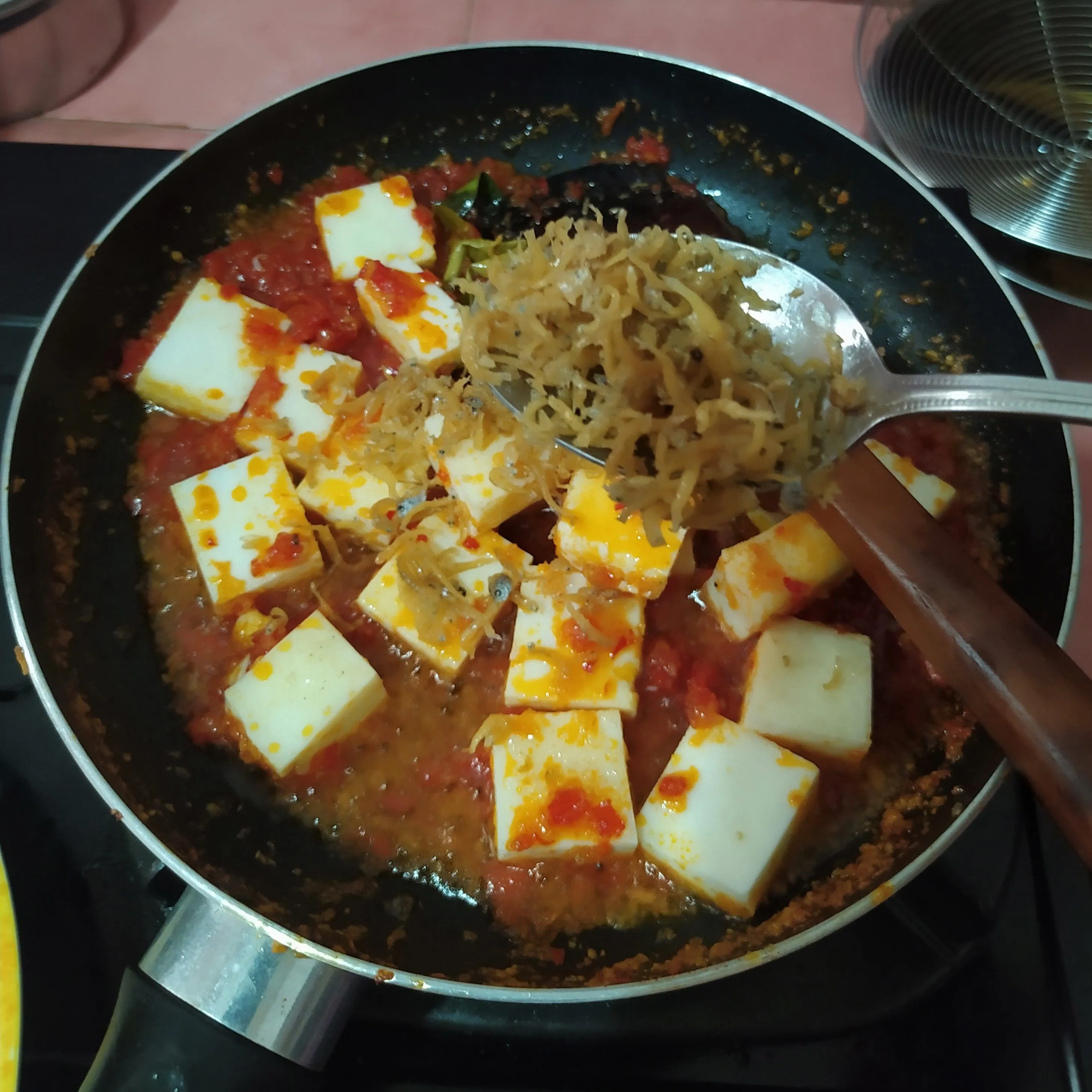 Step 5 Balado Teri Putih Telur
