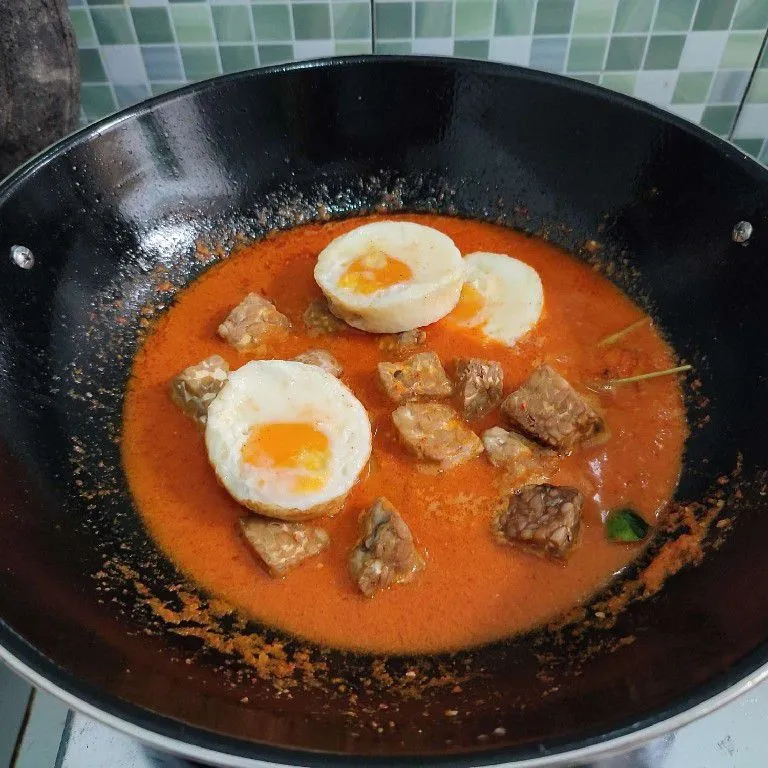 Step 5 Telur Ceplok Tempe Bumbu Bali