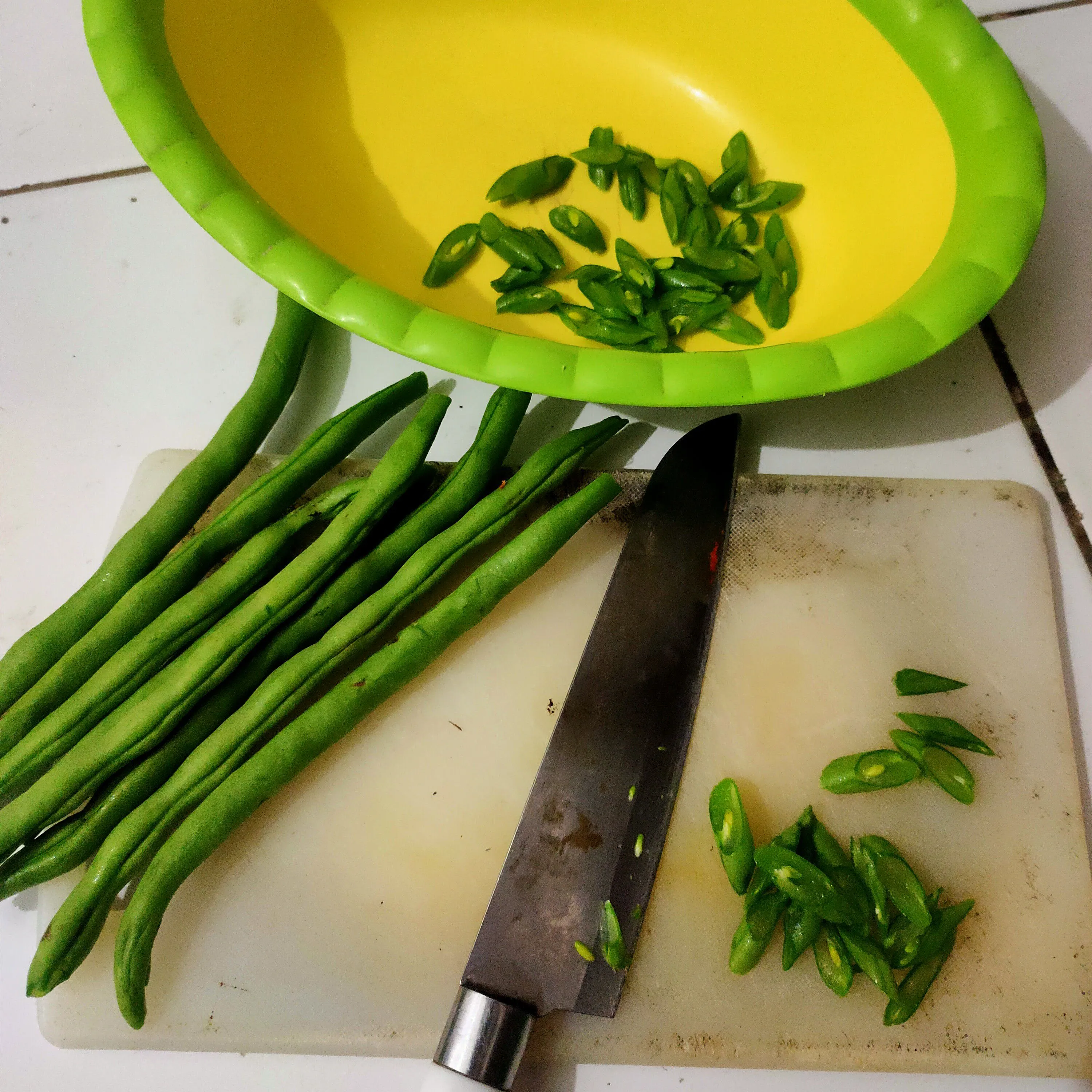 Step 2 Tumis Buncis Daging Kambing