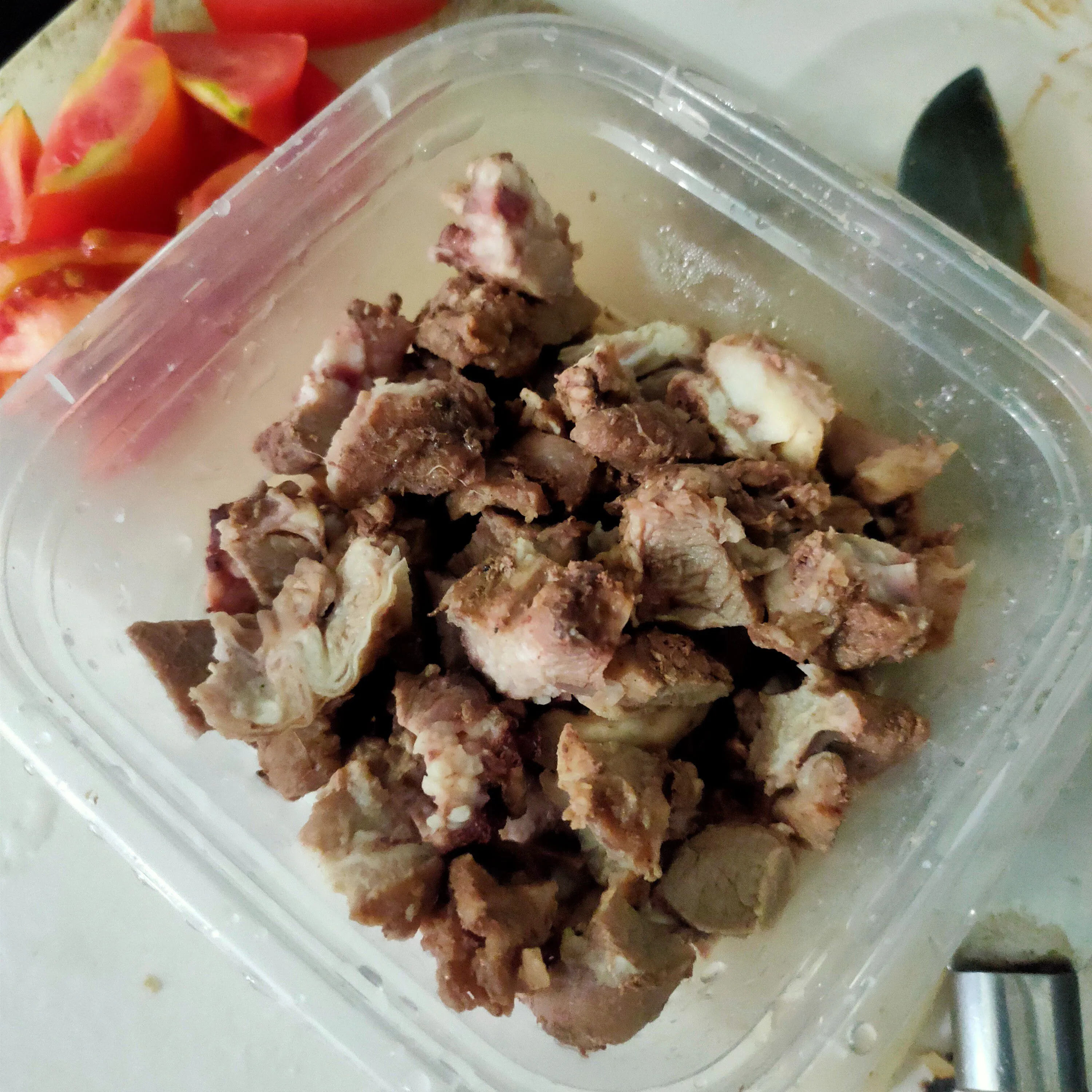 Step 1 Tumis Buncis Daging Kambing