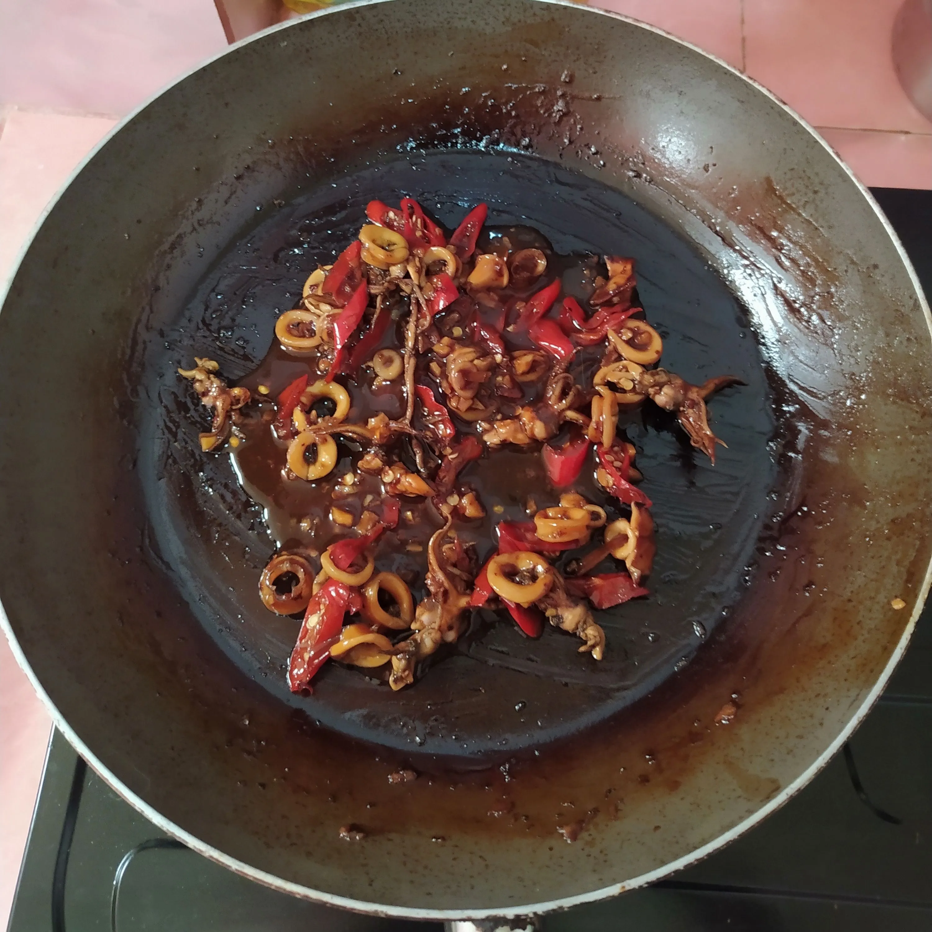 Step 5 Cumi Kecap Pedas