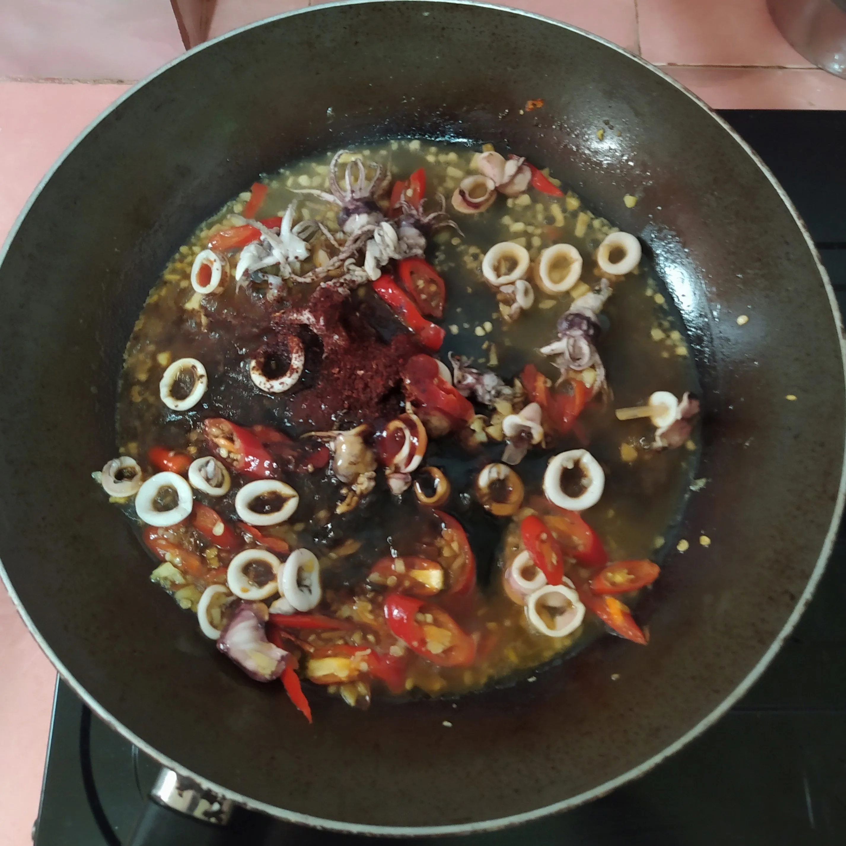 Step 4 Cumi Kecap Pedas