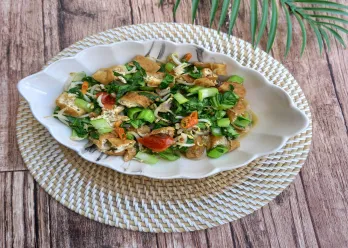 Pokcoy Tumis Tahu Tauge