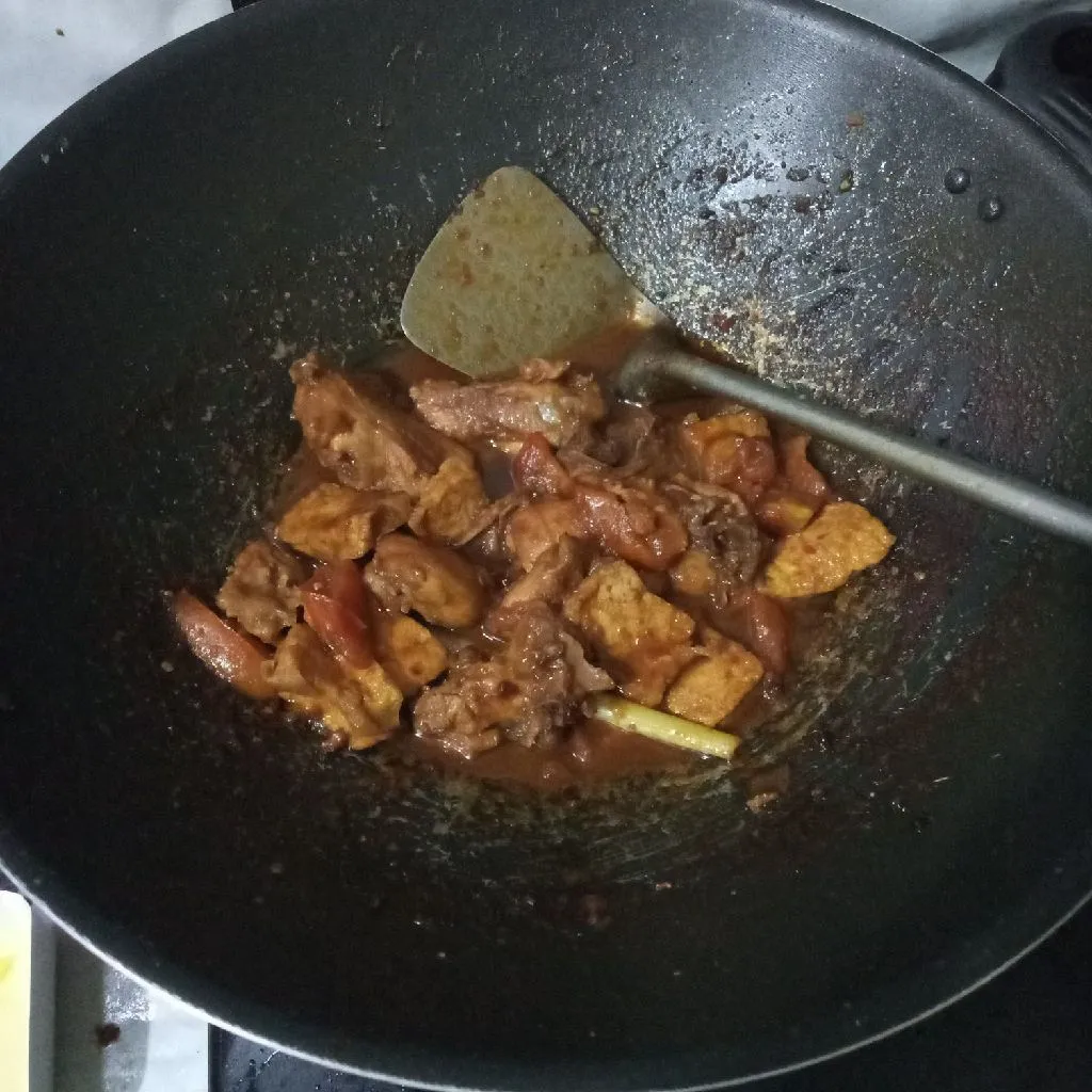Step 6 Krengsengan Ayam Tahu