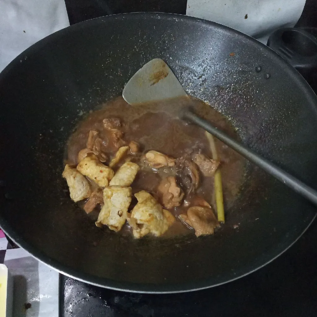 Step 5 Krengsengan Ayam Tahu