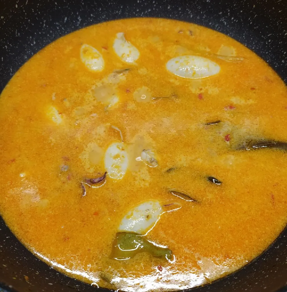 Step 6 Gulai Cumi Isi Tahu