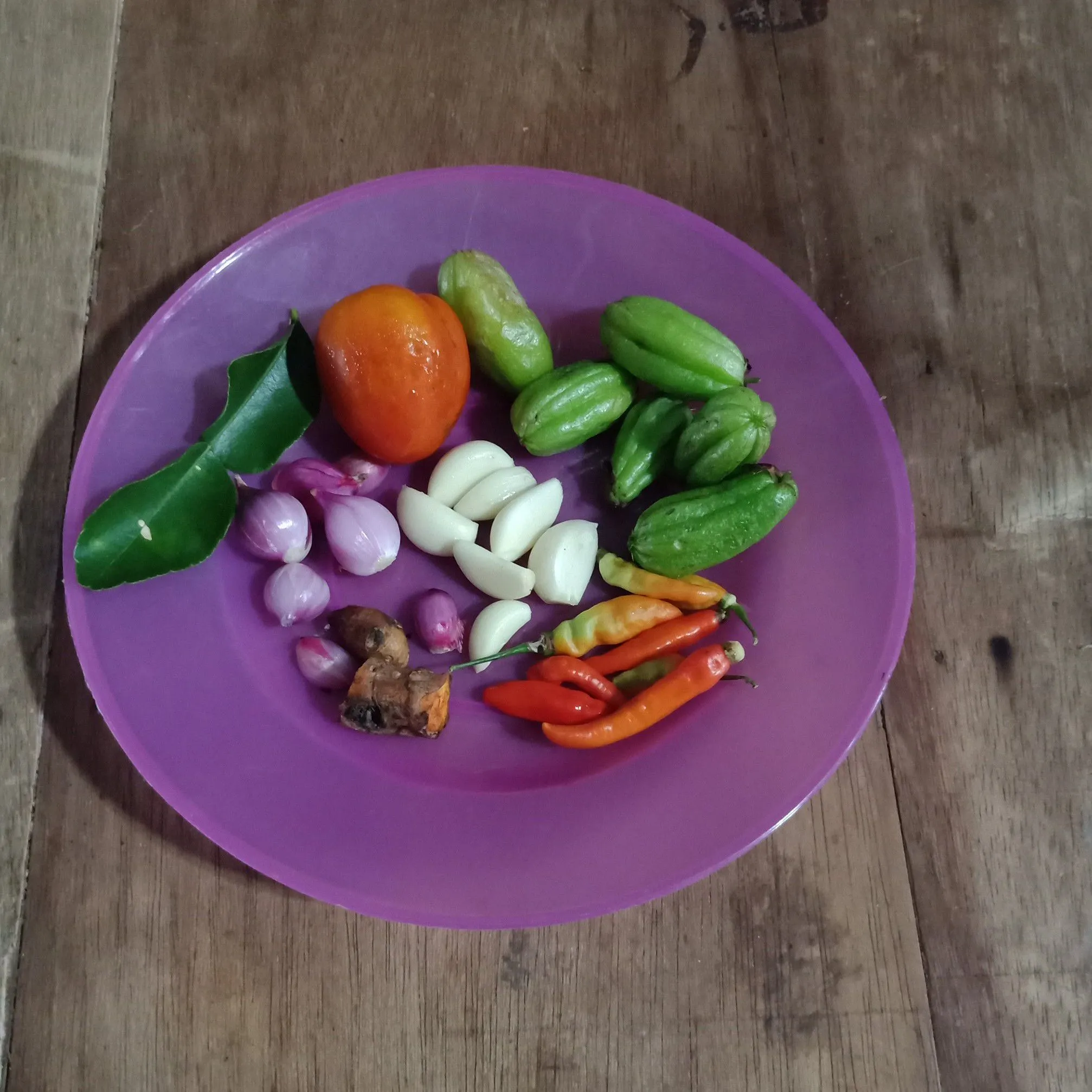 Step 1 Botok ayam