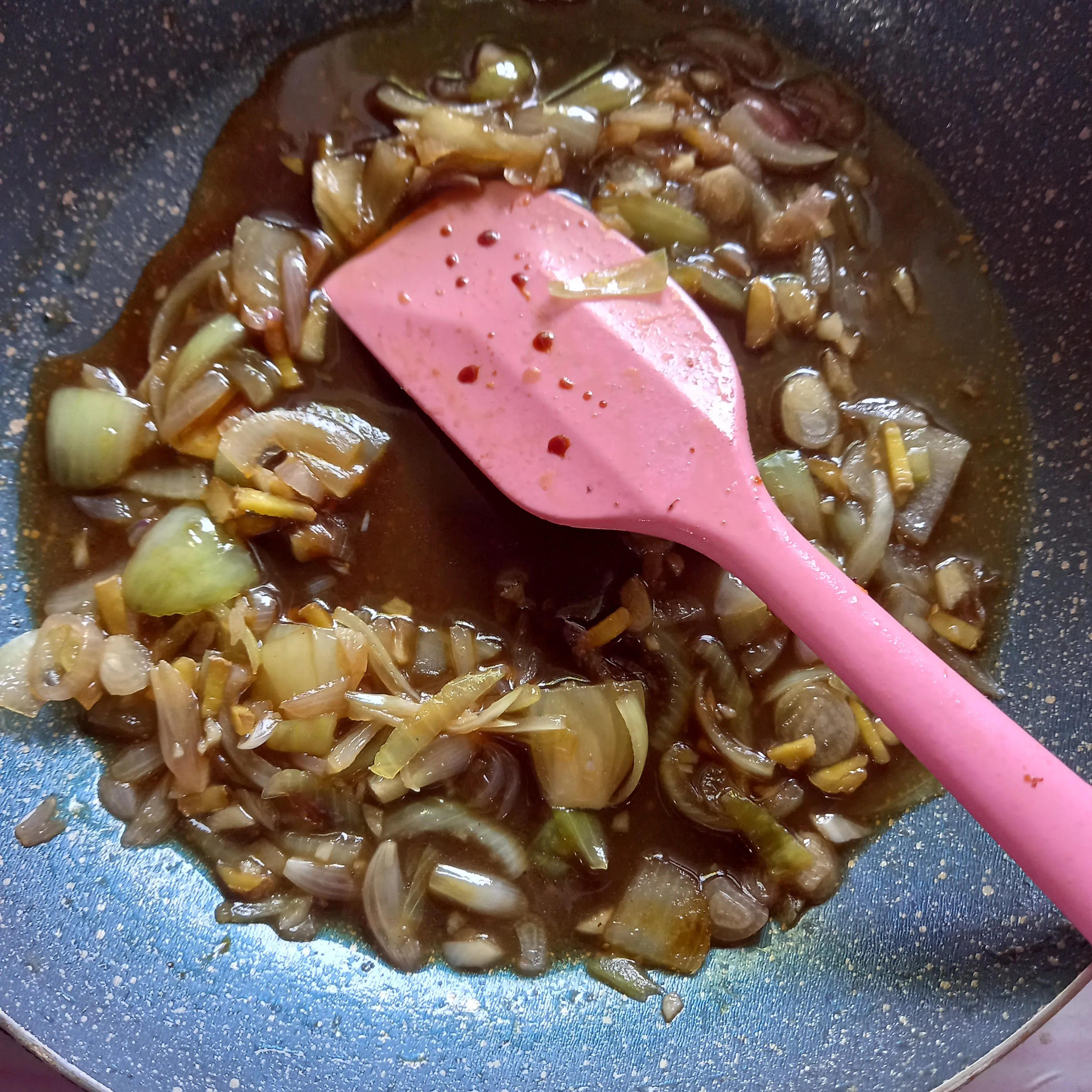 Step 2 Nasi Tim Ayam Jamur