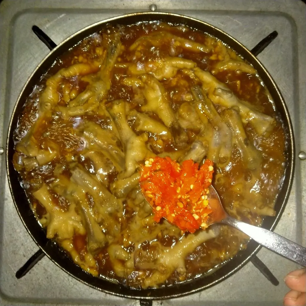 Step 6 Ceker Pedas Ndower