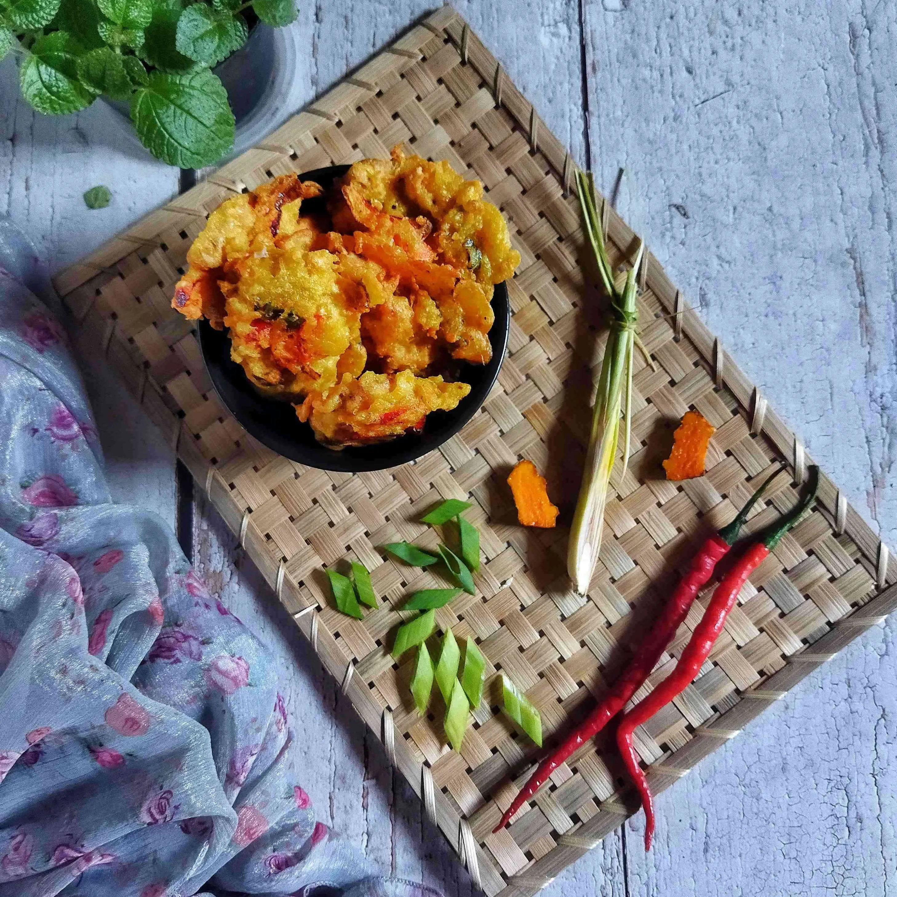 Otak Kambing Selimut Tepung