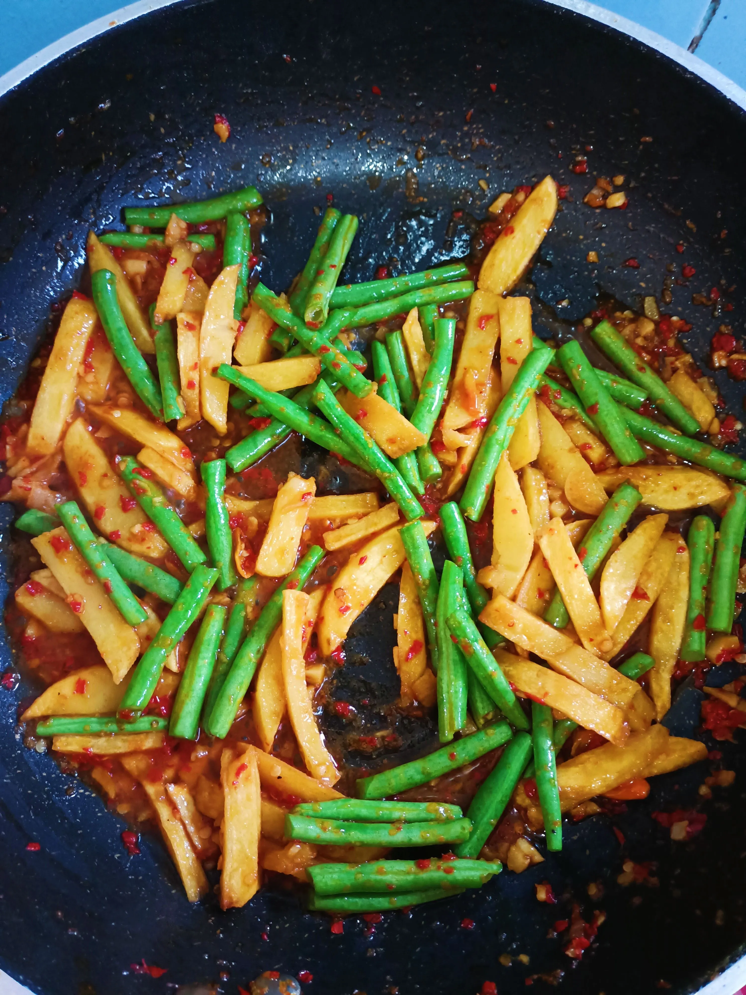Step 5 Tumis Kentang Buncis