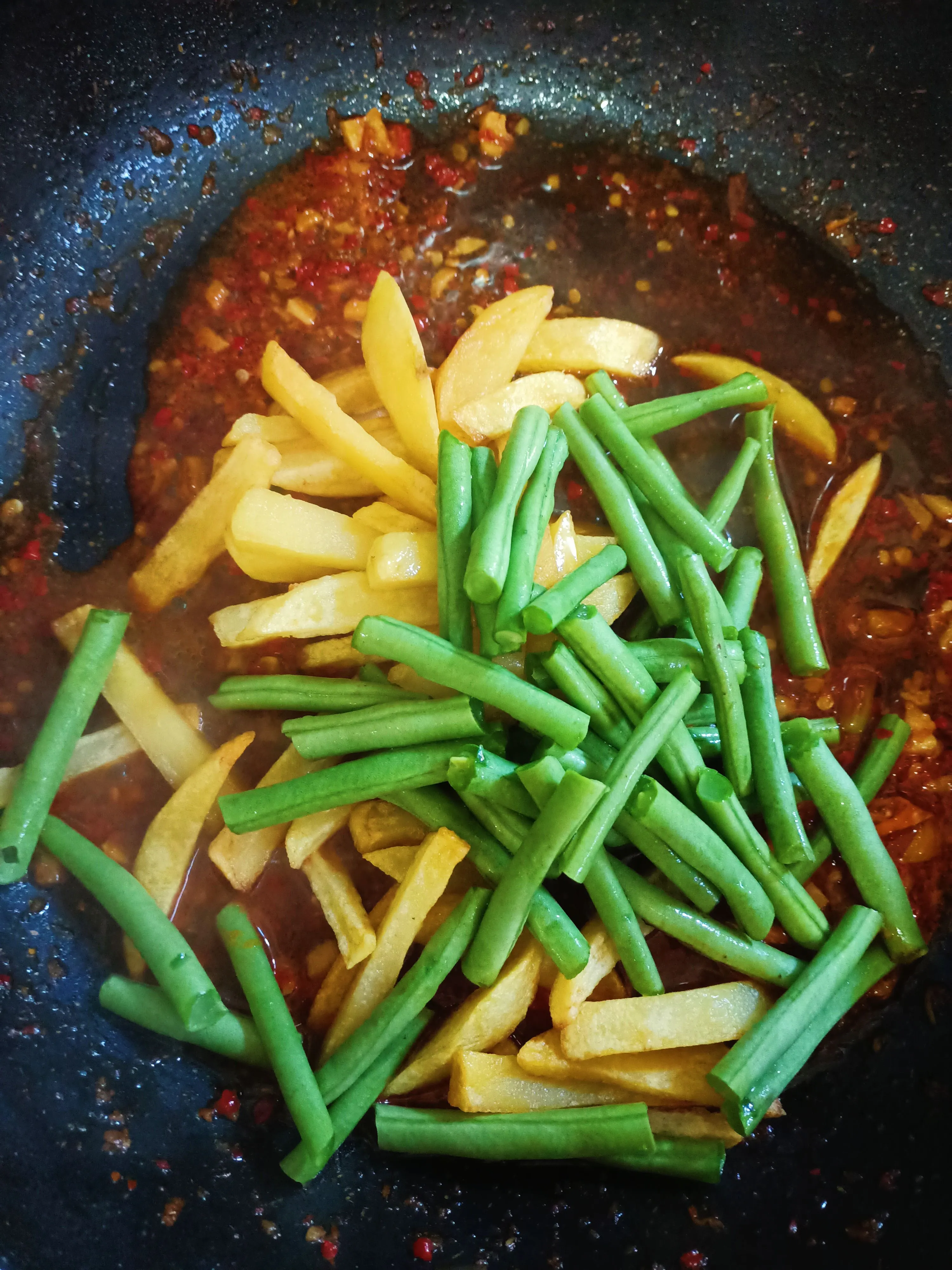 Step 4 Tumis Kentang Buncis