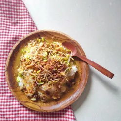 Jenang Bubur Pecel Kecambah #MENUTANGGALTUA