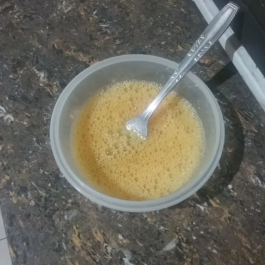 Step 2 Dadar Buncis Pedas Gurih