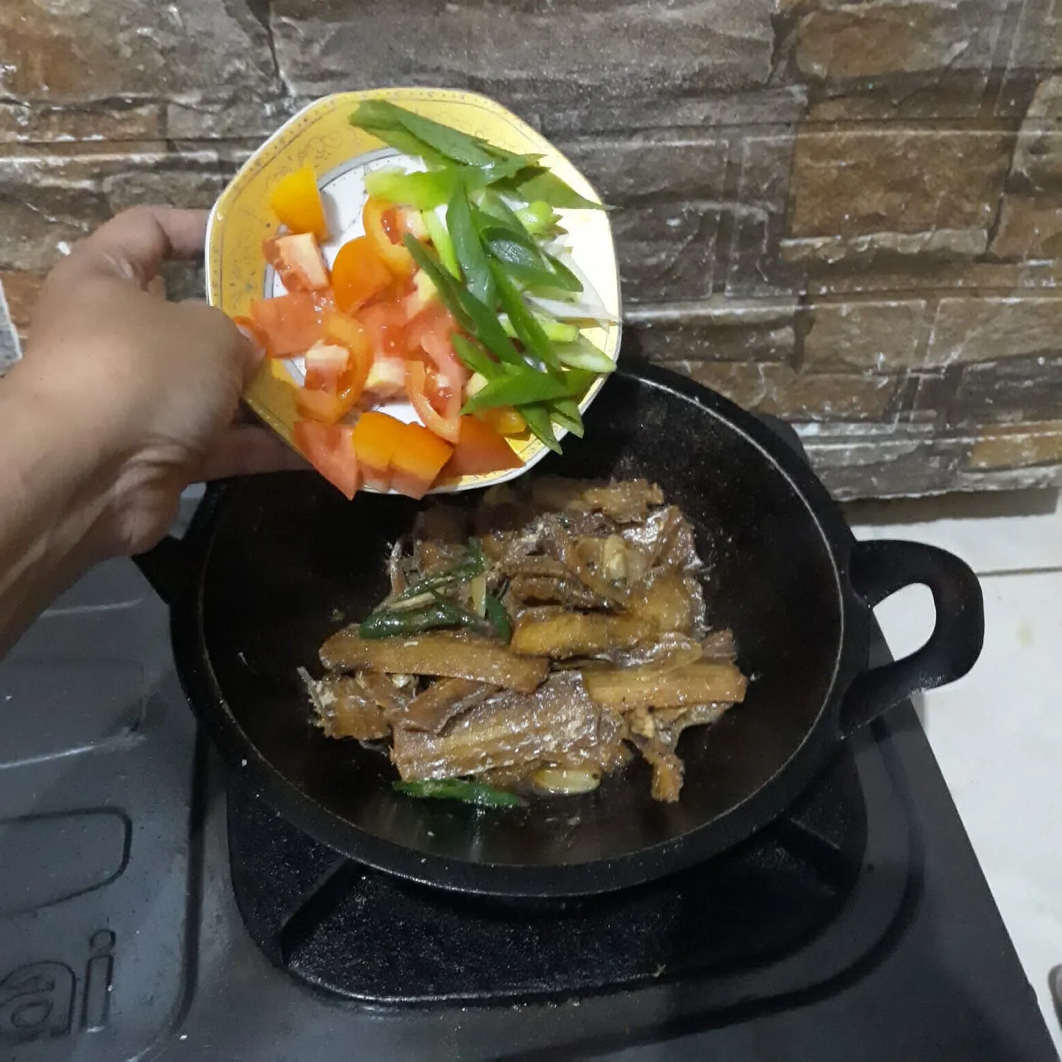 Step 6 Ikan Asin Lombok Ijo