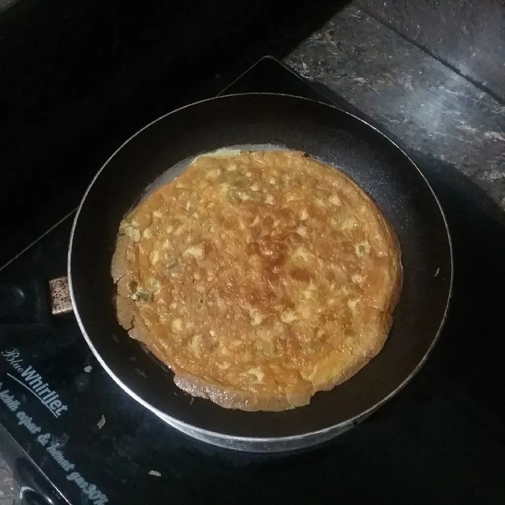 Step 5 Dadar Buncis Pedas Gurih